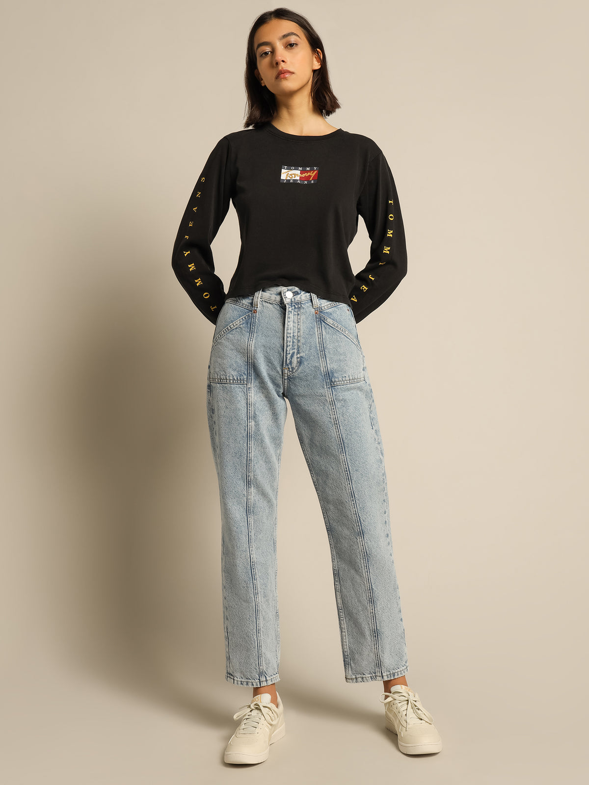 Tommy Hilfiger Regular Vintage Bronze 3 T-Shirt | Black