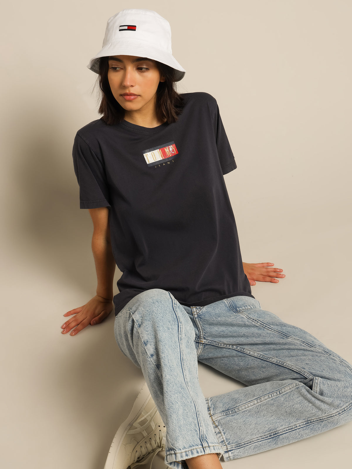 Relaxed Vintage Bronze T-Shirt in Twilight Navy