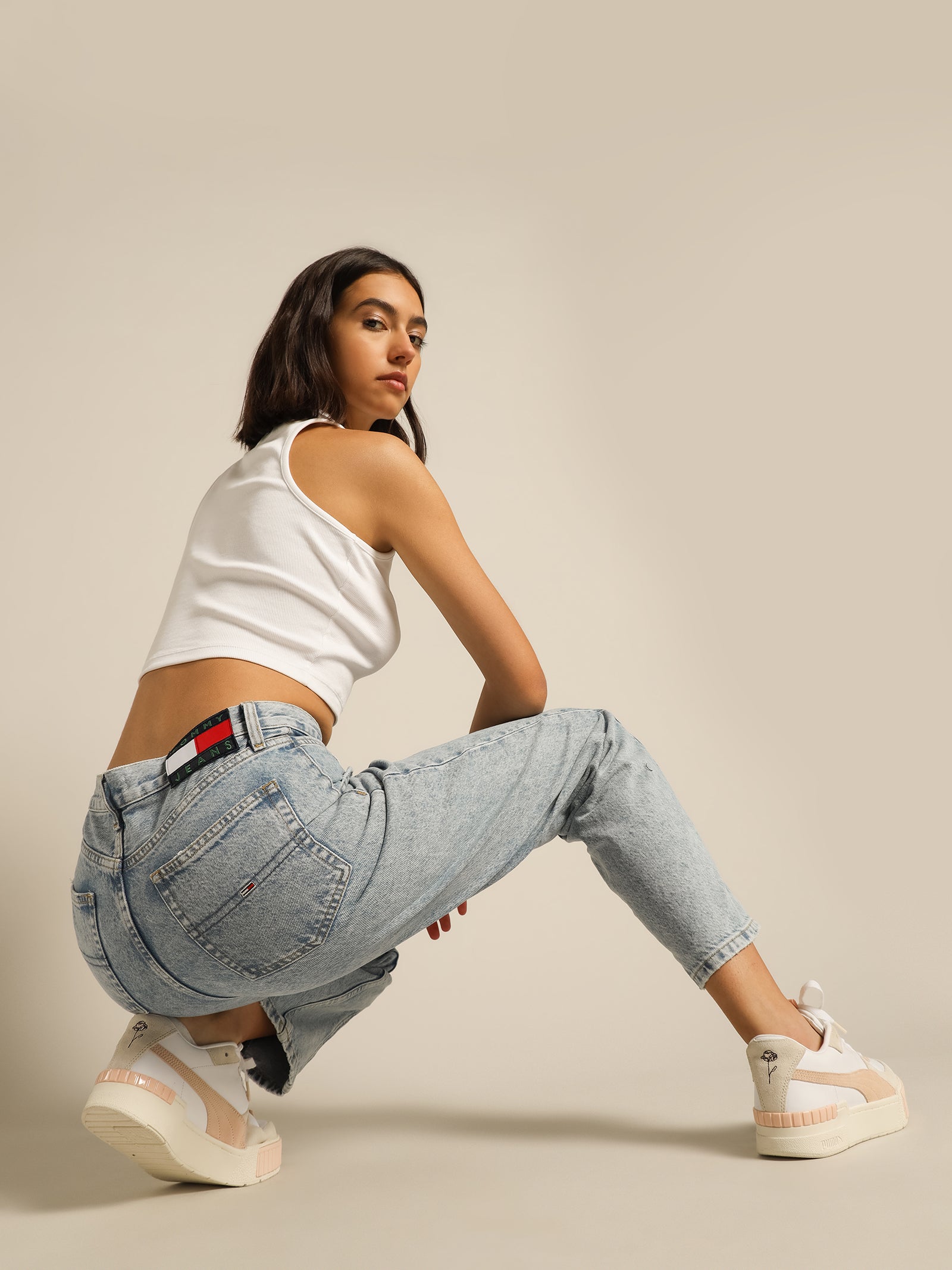 Harper High Rise Straight Jeans