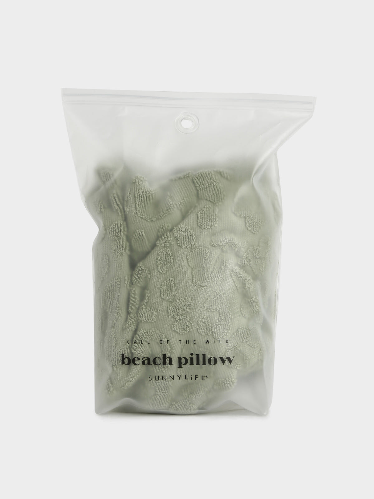 Beach Pillow in Terry Olive