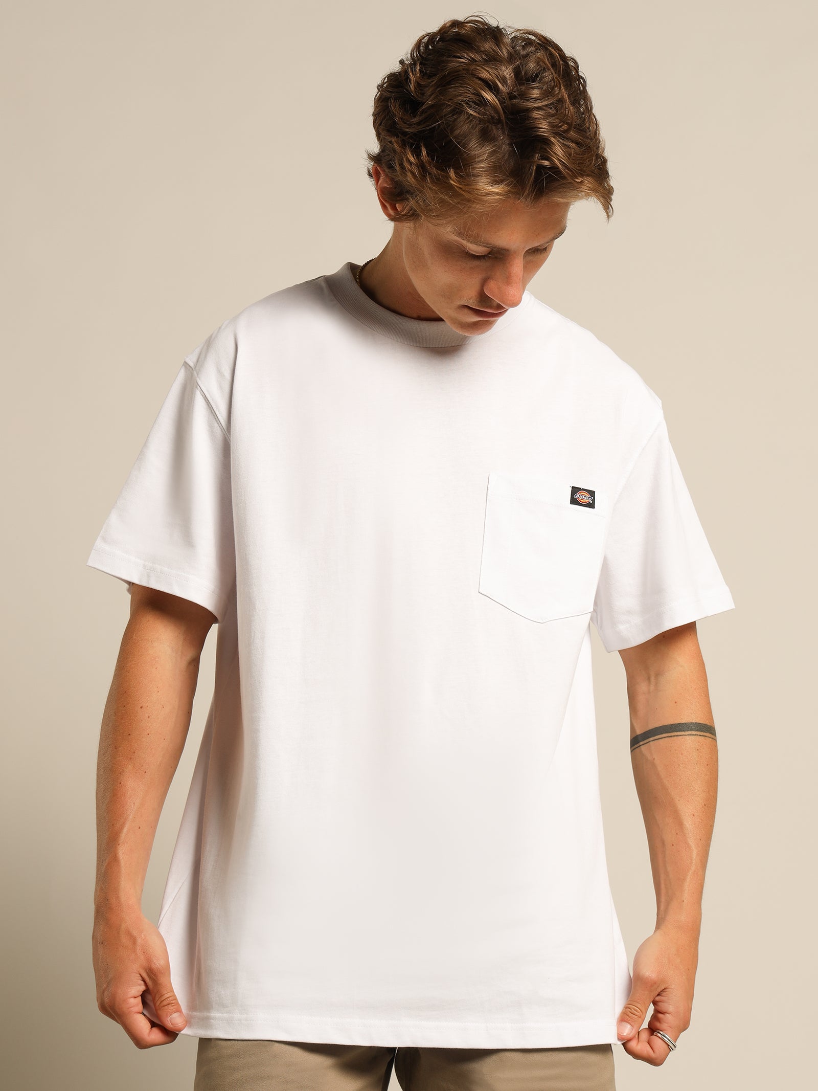 WS450 Heavyweight T-Shirt in White - Glue Store