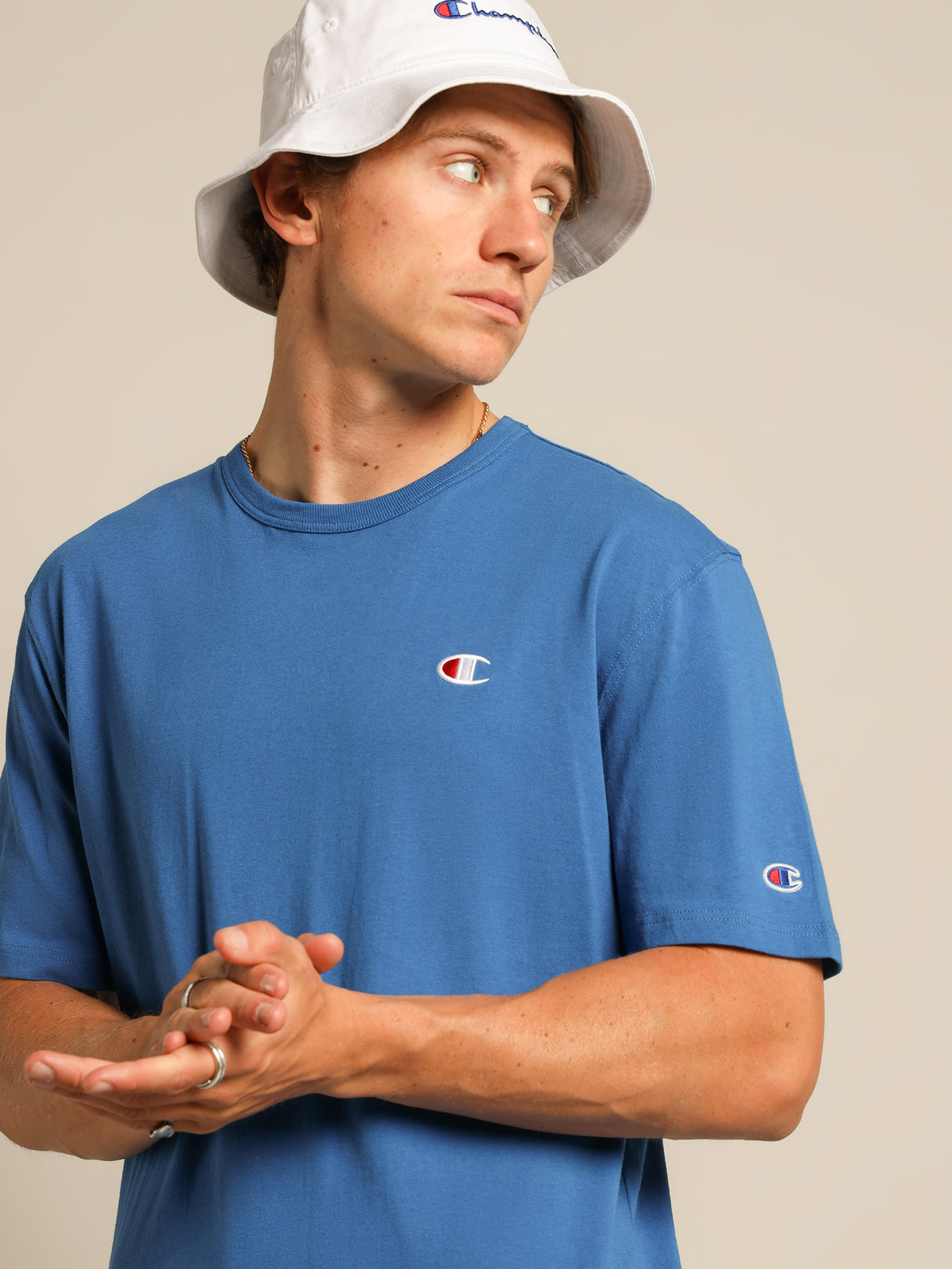 Re:bound Lightweight T-Shirt in Living In Blue