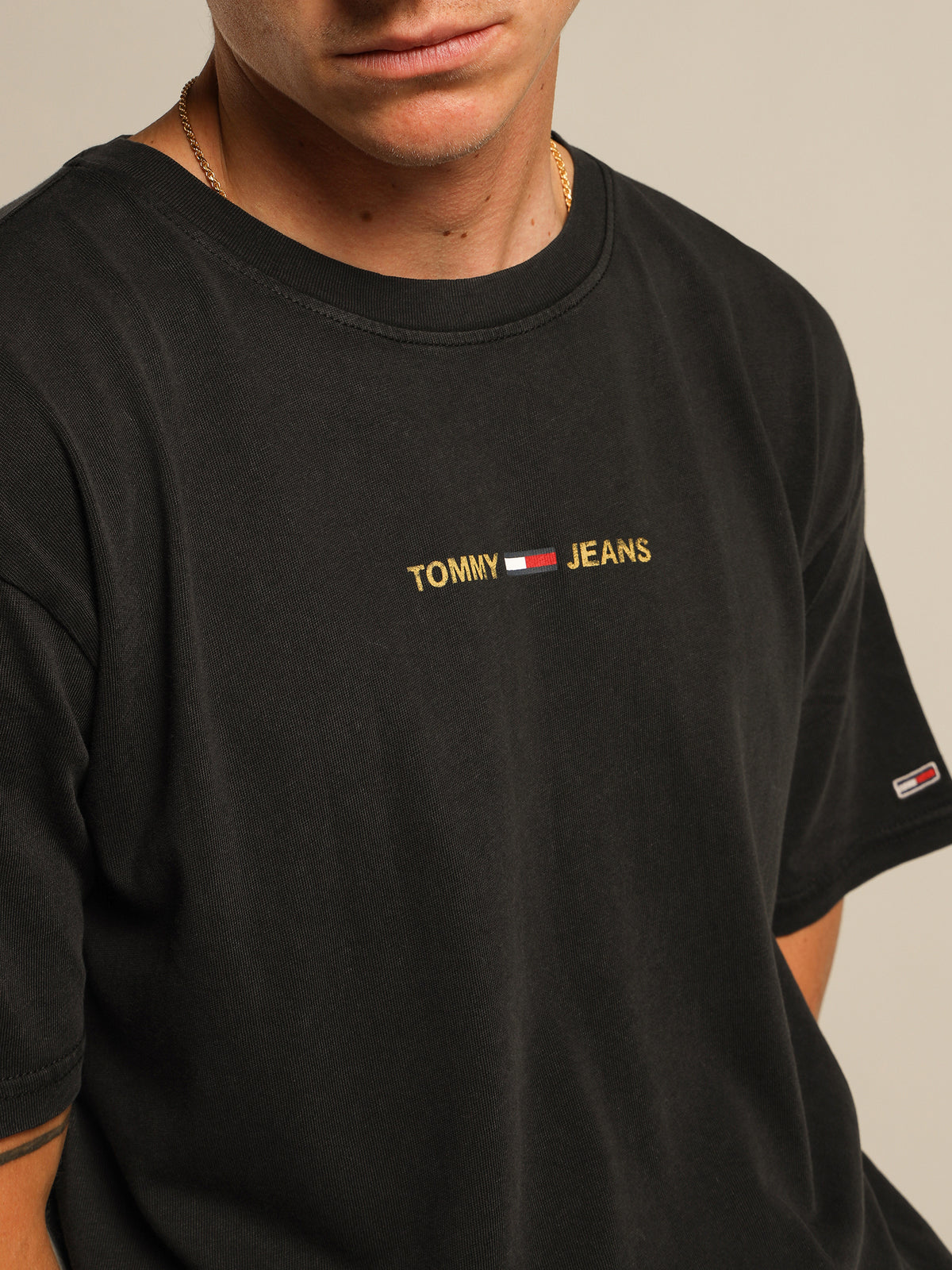 Linear Logo T-Shirt in Black