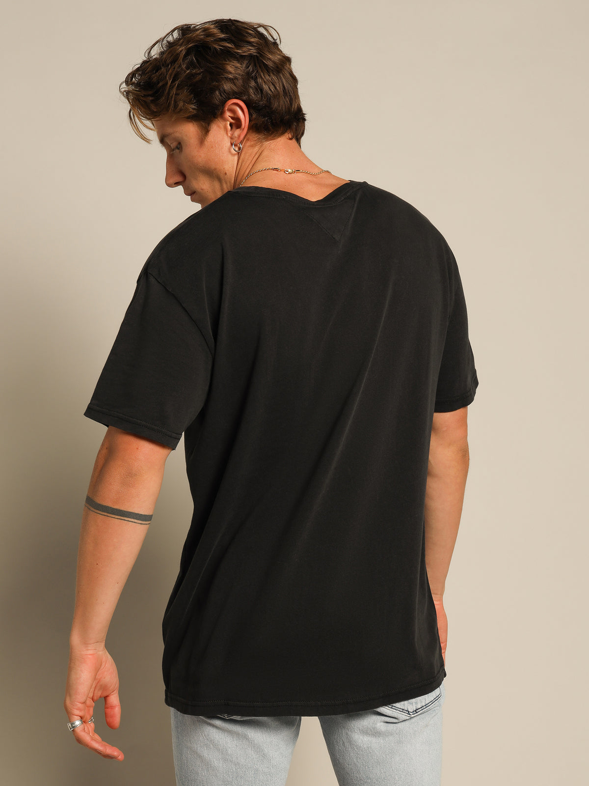 Linear Logo T-Shirt in Black