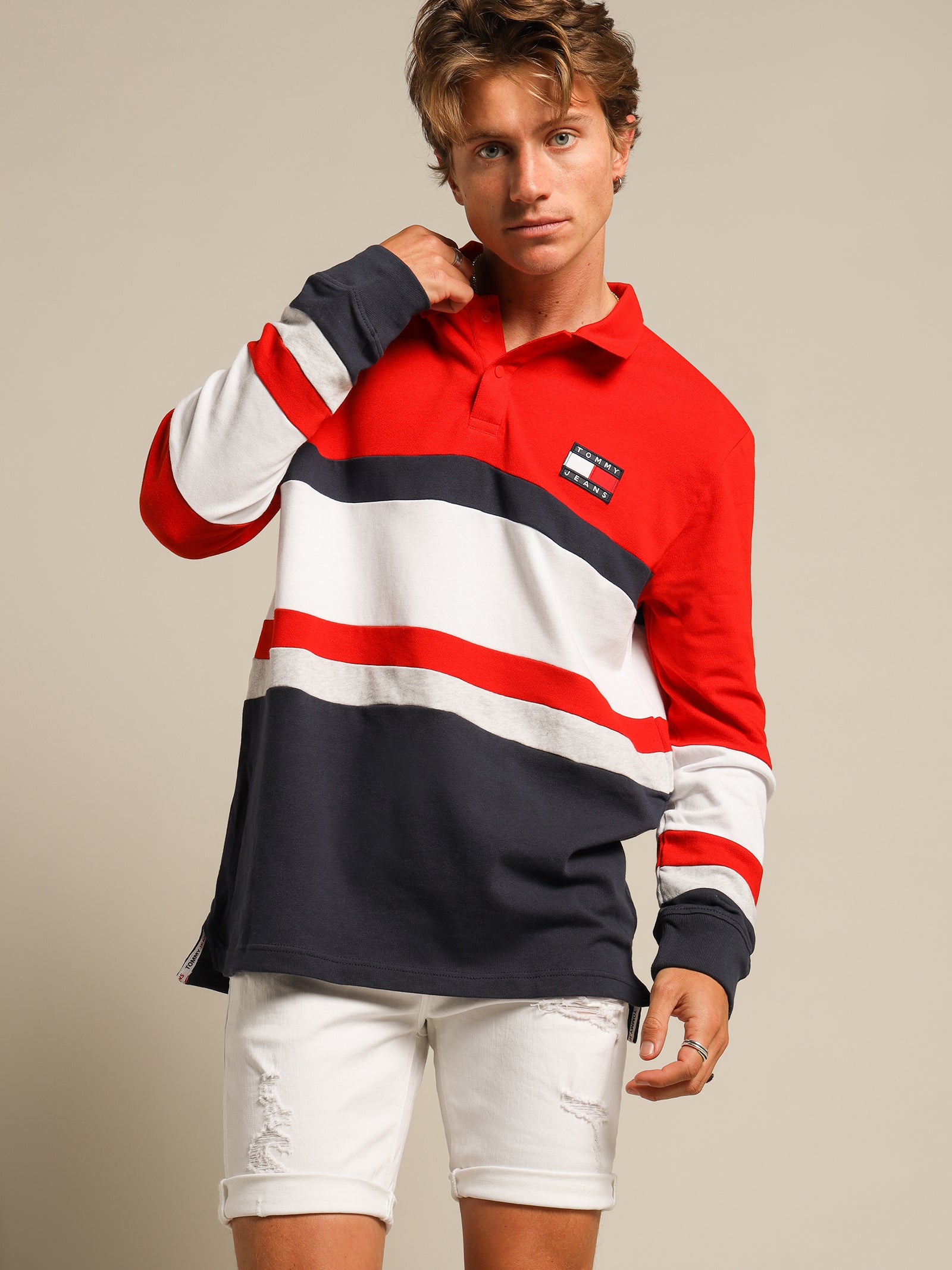 Colourblock Rugby Polo