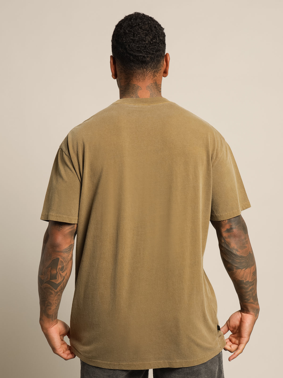 Shadow Stock T-Shirt in Tobacco Brown