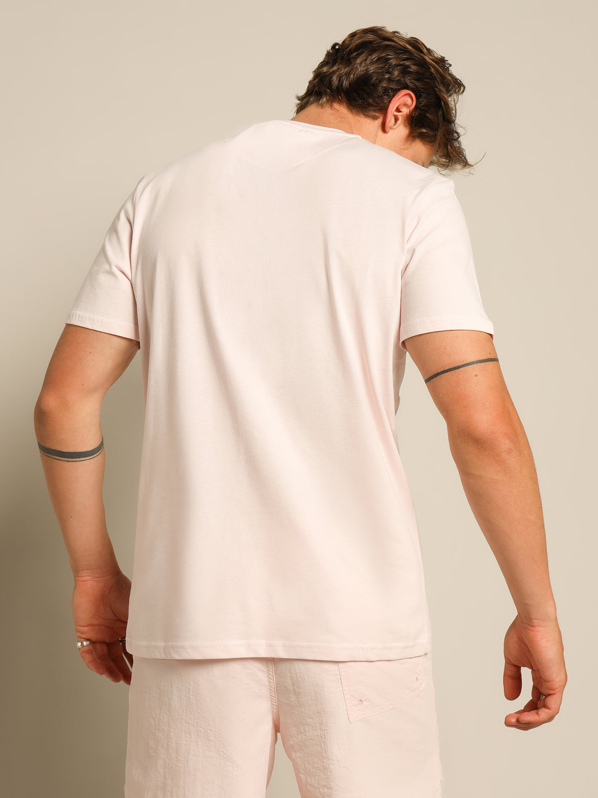 Plain T-Shirt in Pink
