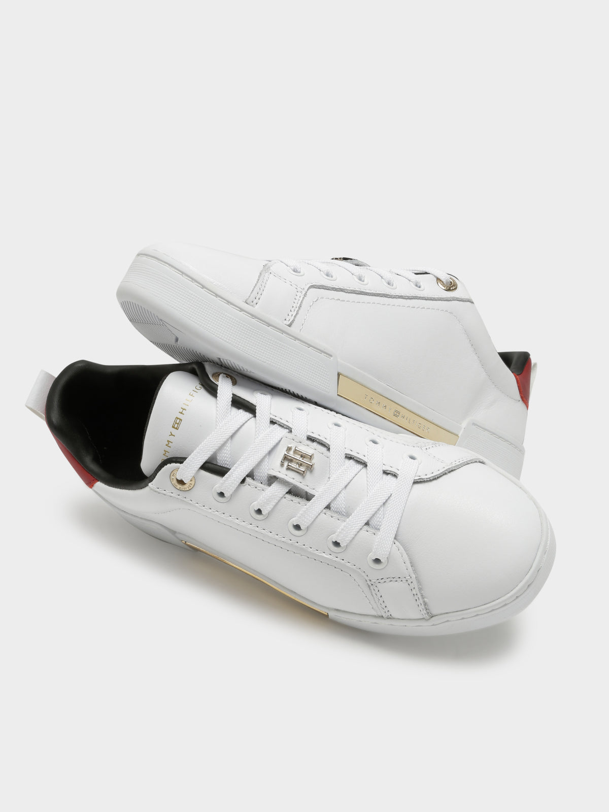 Womens Hardware Elevated Sneaker in White