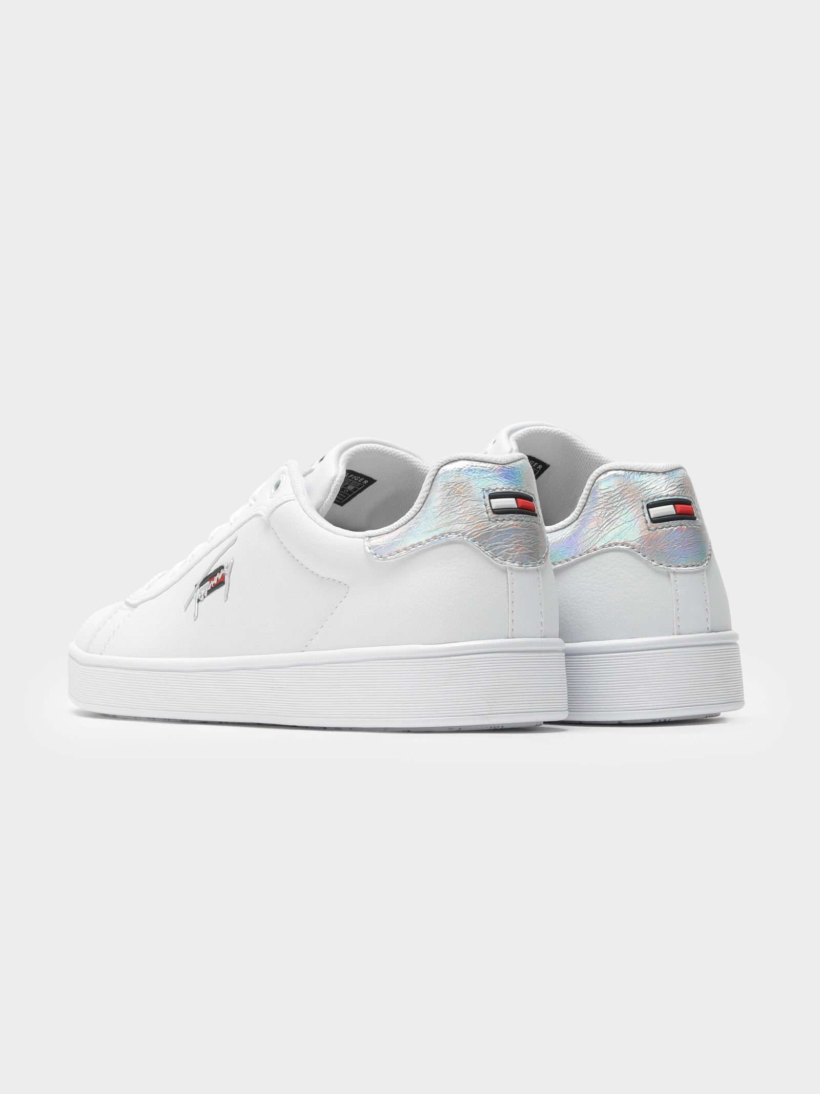 Womens Iridescent Detail Sneakers