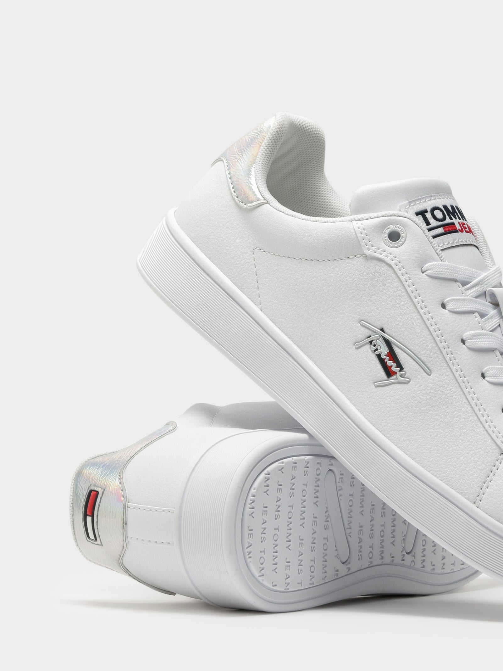 Womens Iridescent Detail Sneakers