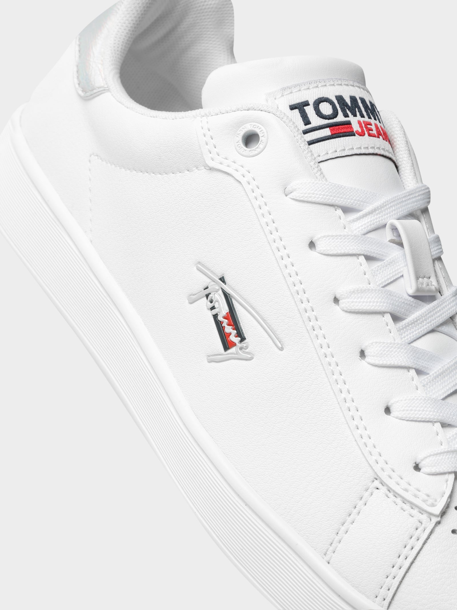 Womens Iridescent Detail Sneakers