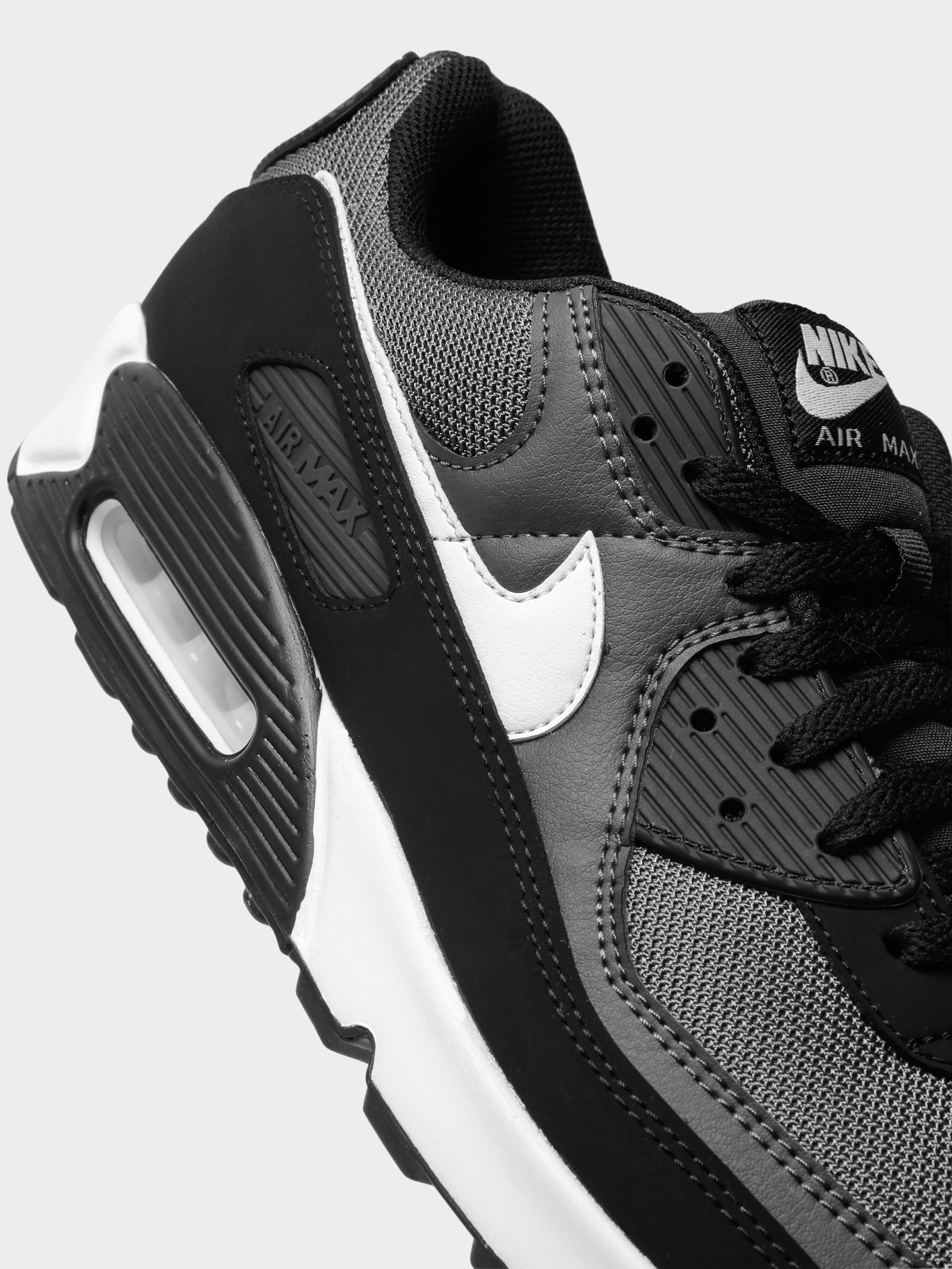 Nike Mens Air Max 90 Iron Grey/White-Smoke Black