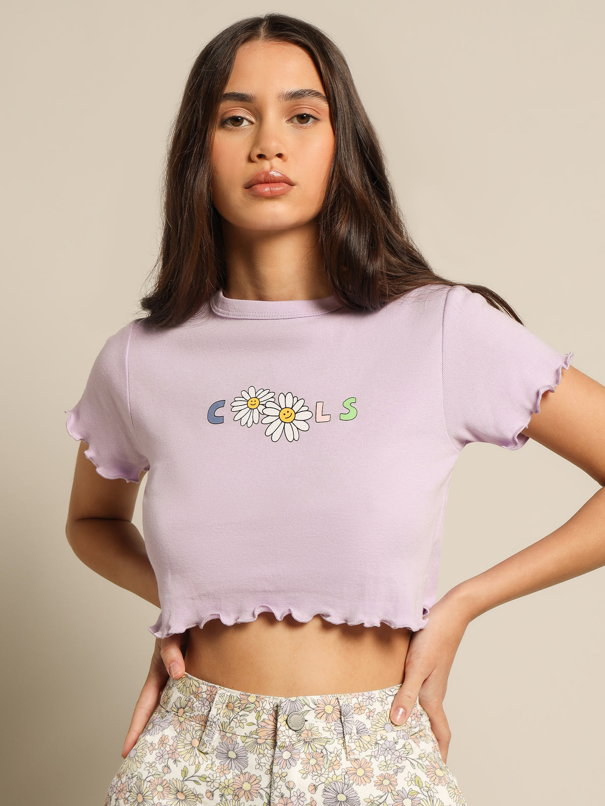 Daisy Club T-Shirt in Lilac
