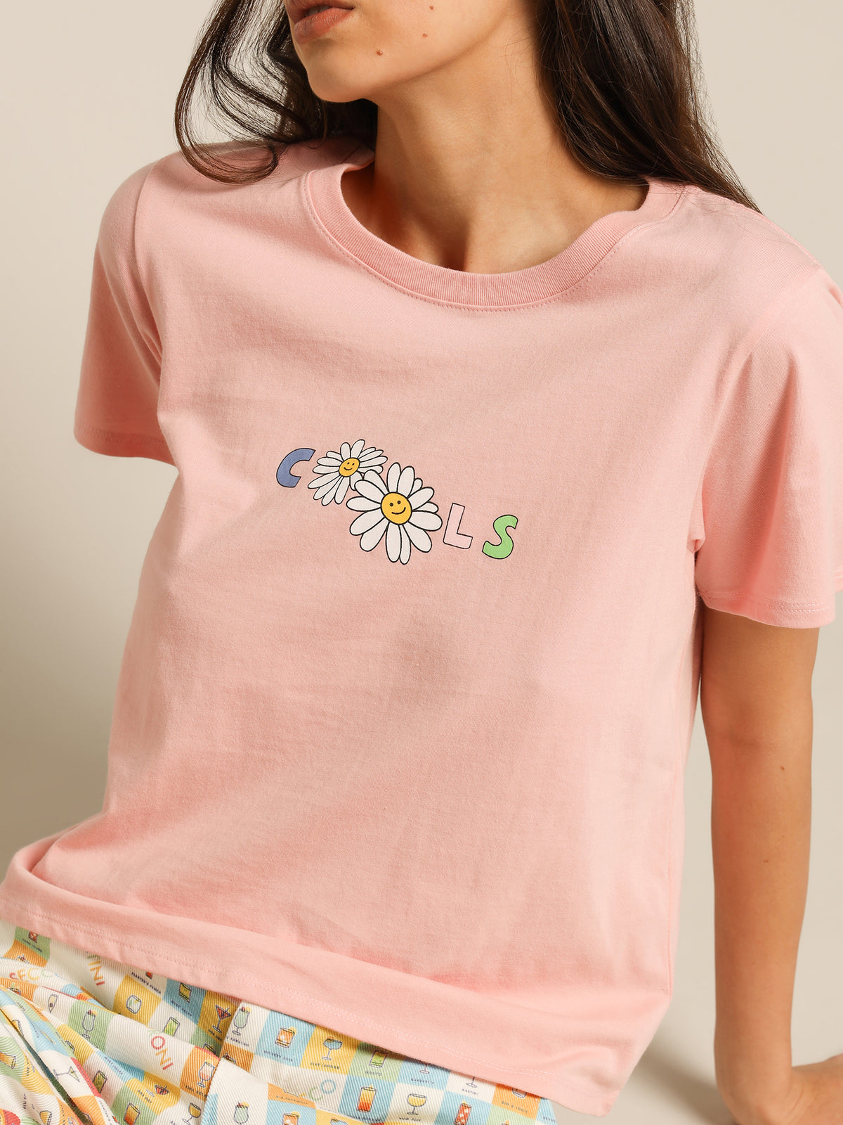 Daisy Club T-Shirt in Pink
