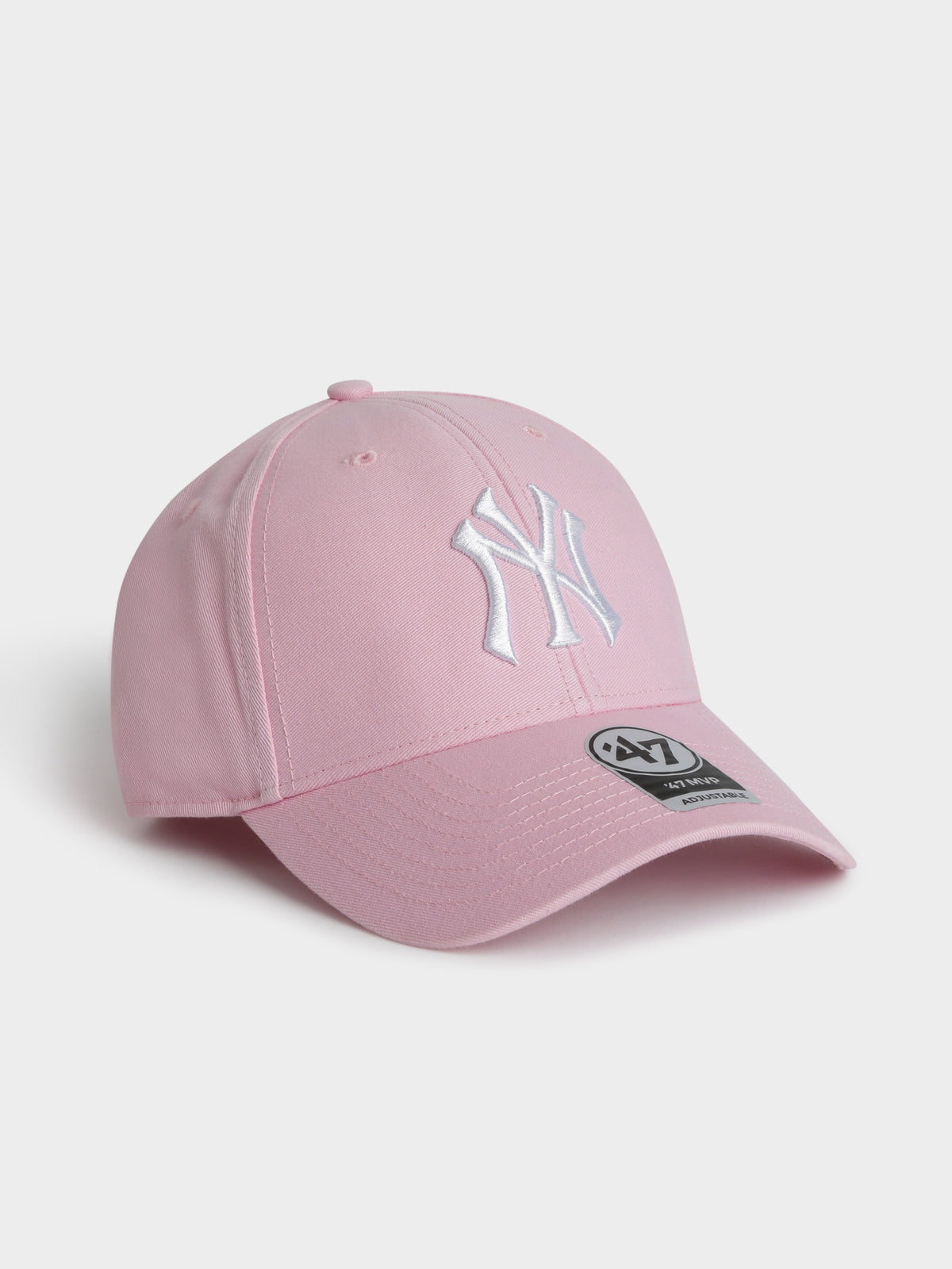 NY Yankees 47 Clean Up Cap in Petal Pink