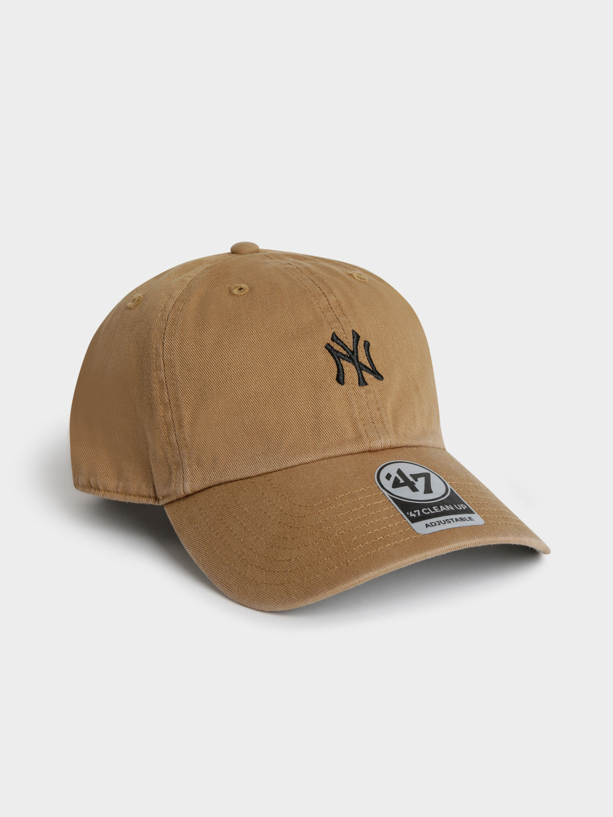 NY Yankees 47 Clean Up Cap in Camel