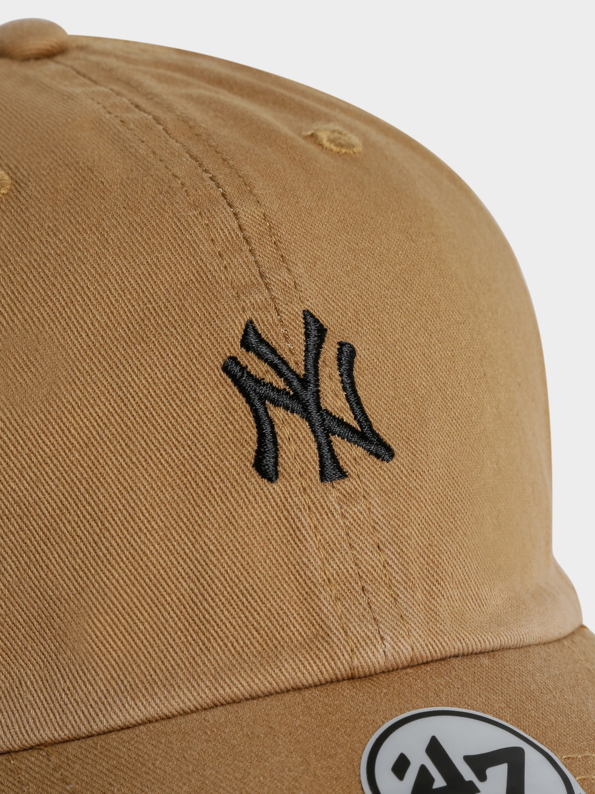 NY Yankees 47 Clean Up Cap in Camel