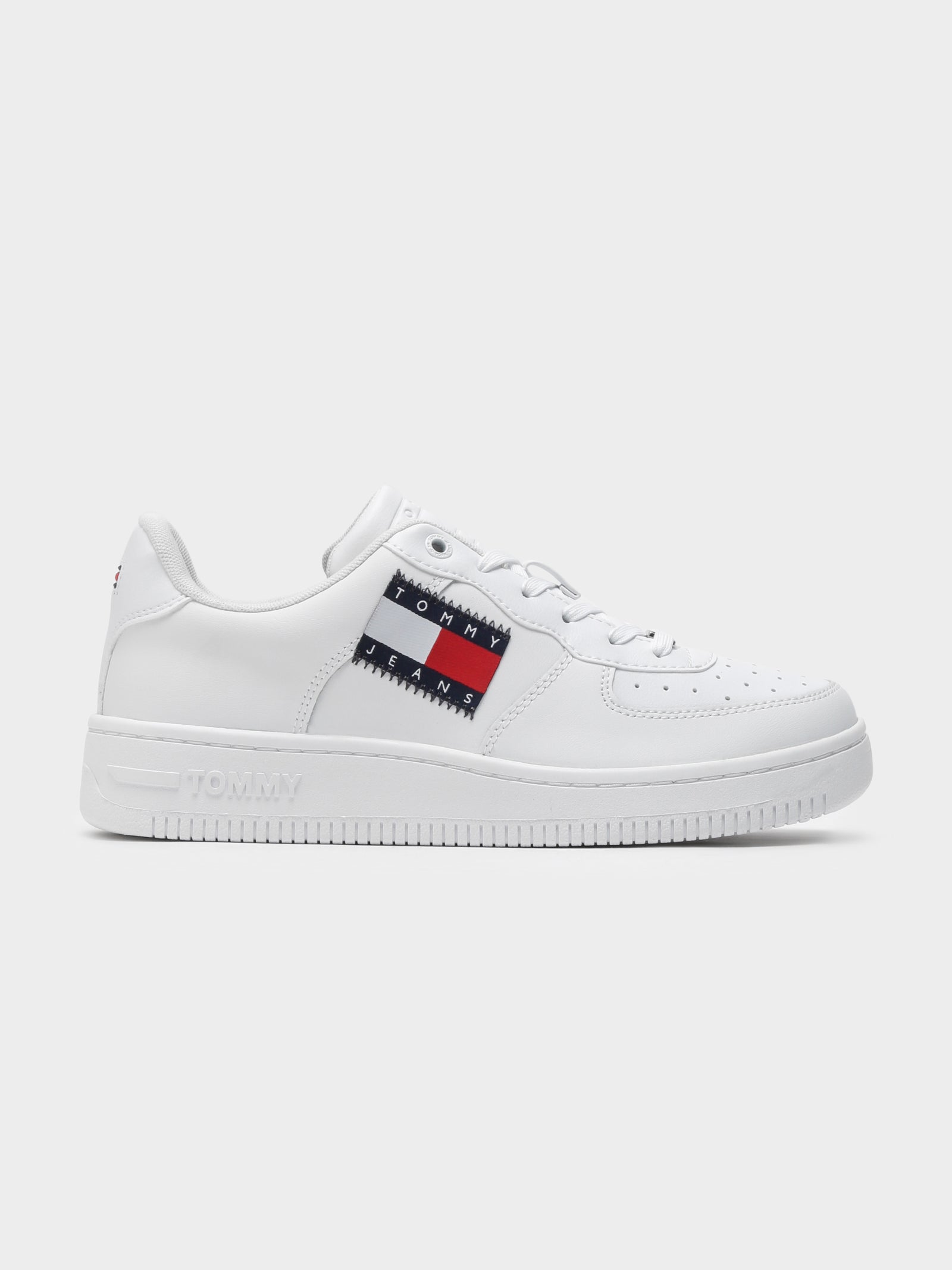 Womens Low Cut Flag Basket Sneaker