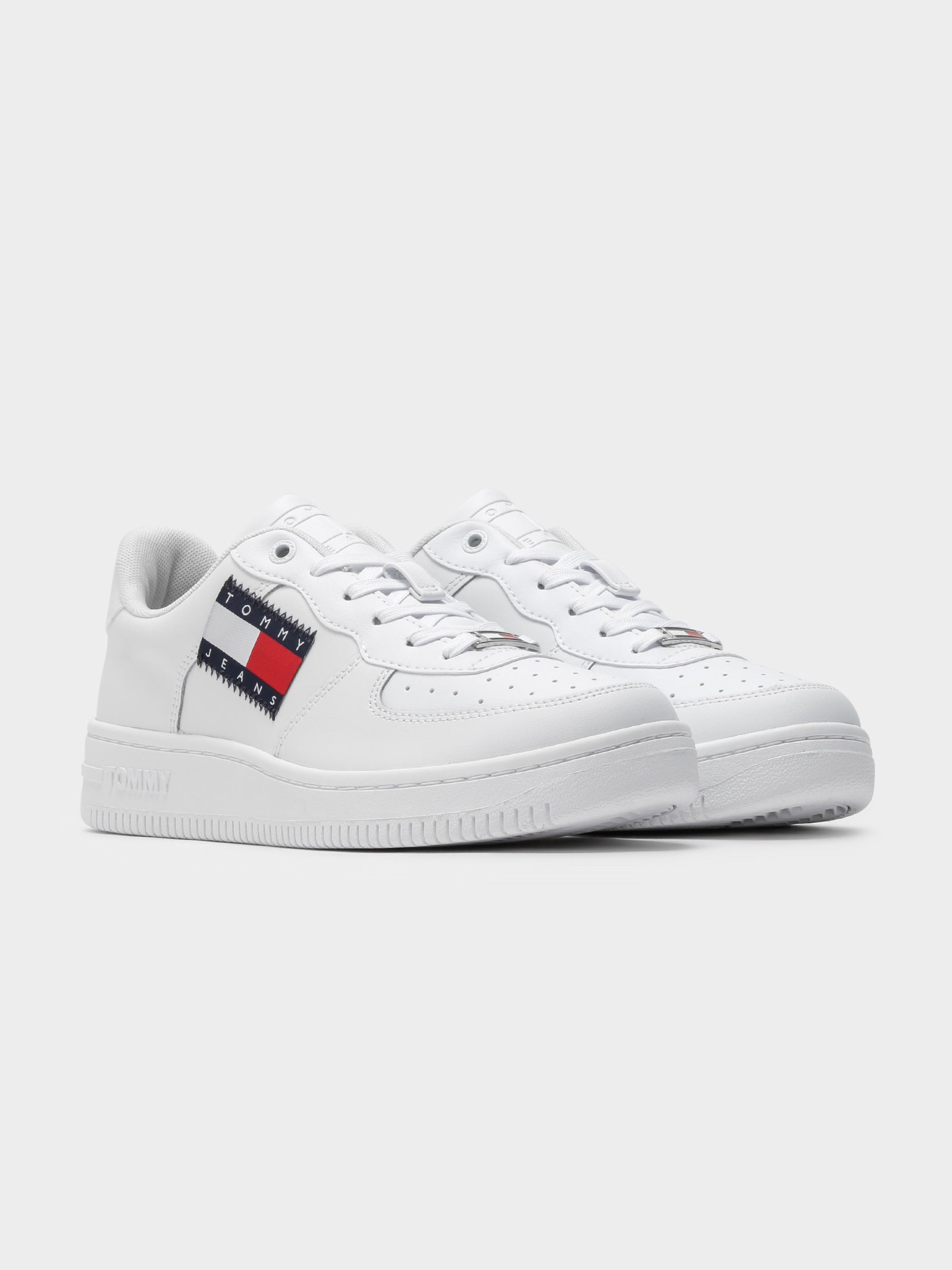 Womens Low Cut Flag Basket Sneaker