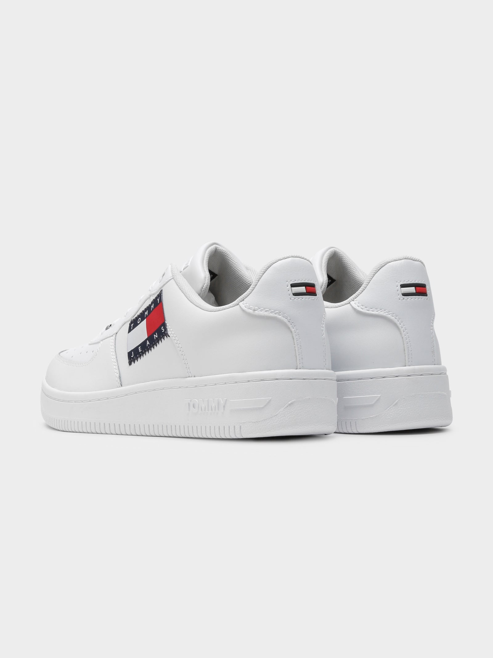 Womens Low Cut Flag Basket Sneaker