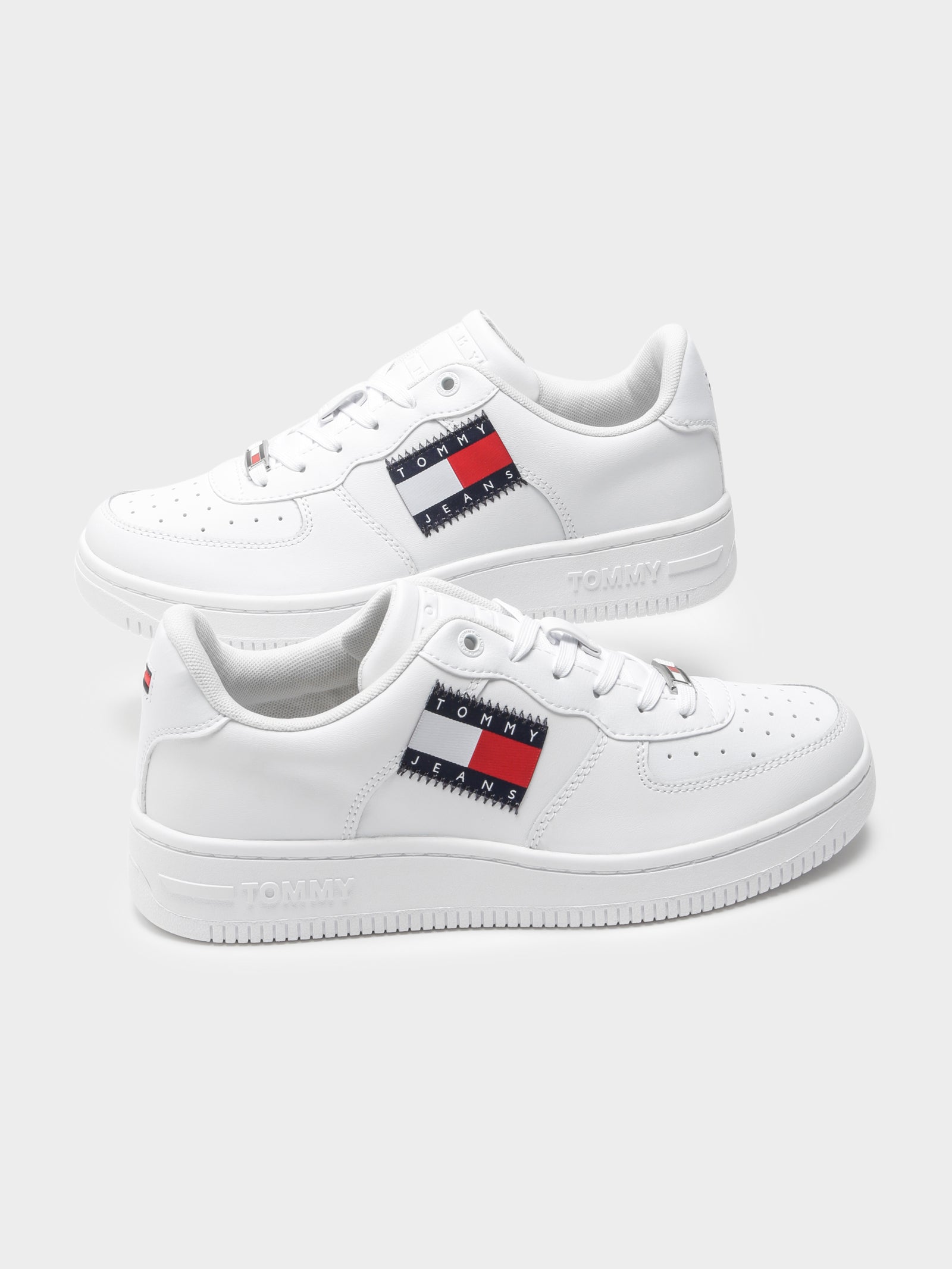 Womens Low Cut Flag Basket Sneaker