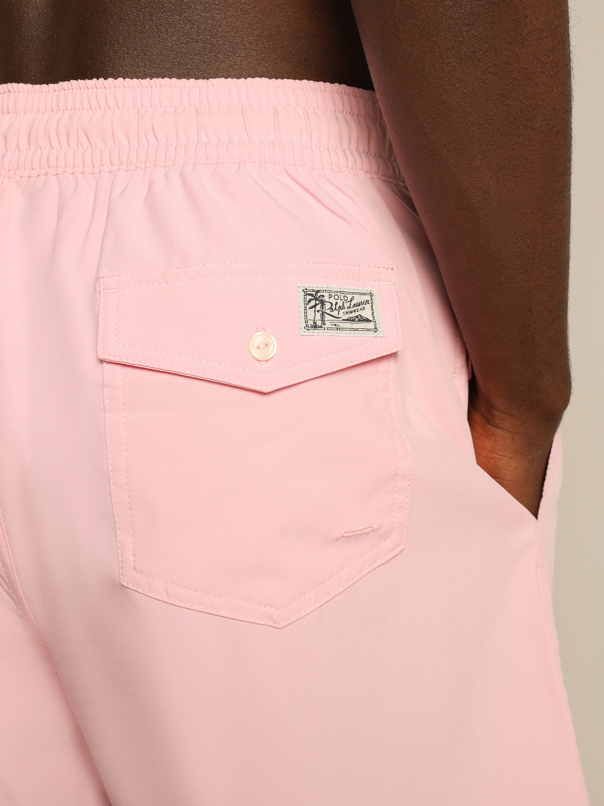 Polo Traveller Swim Shorts in Pink
