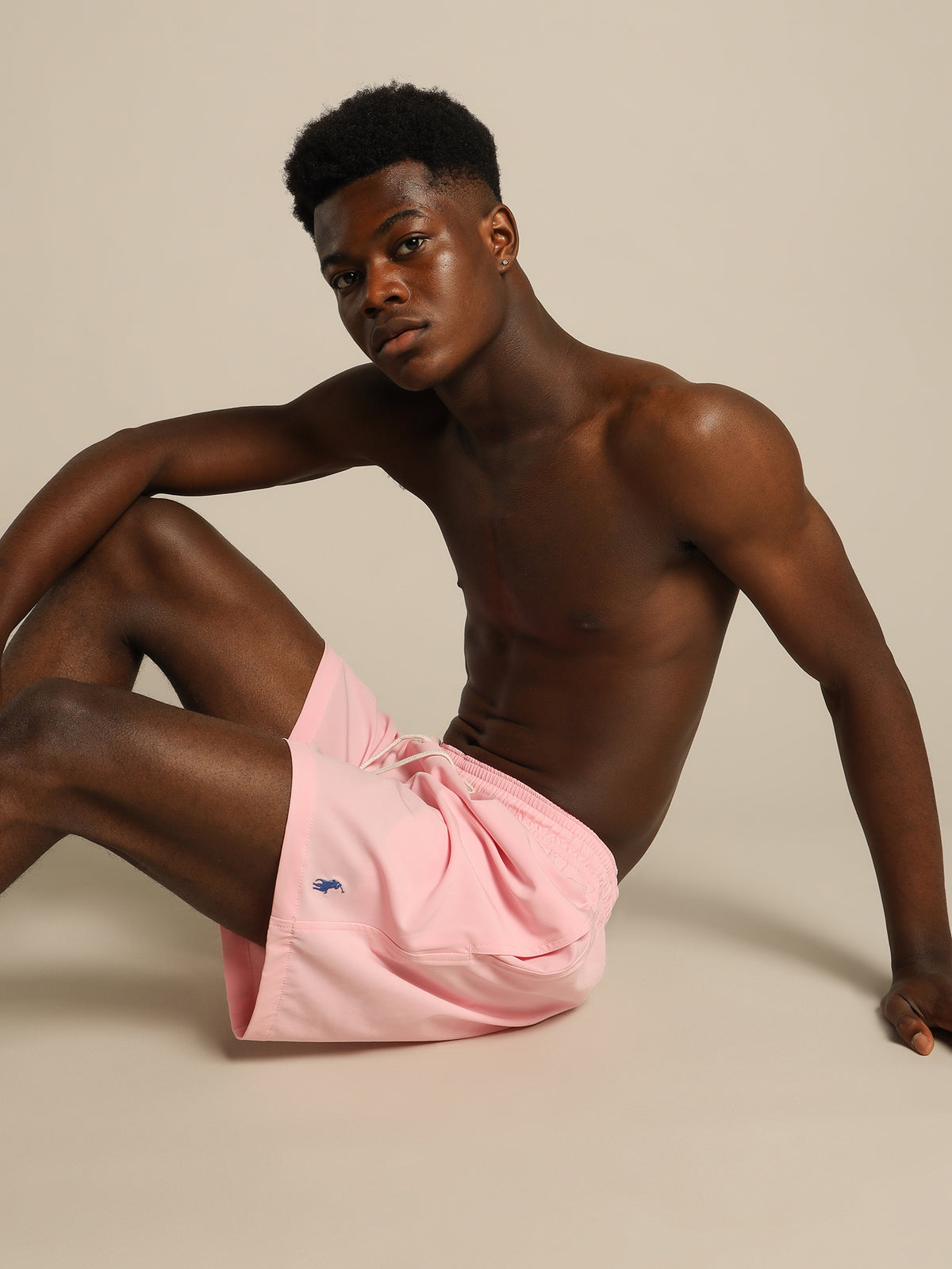 Polo Traveller Swim Shorts in Pink