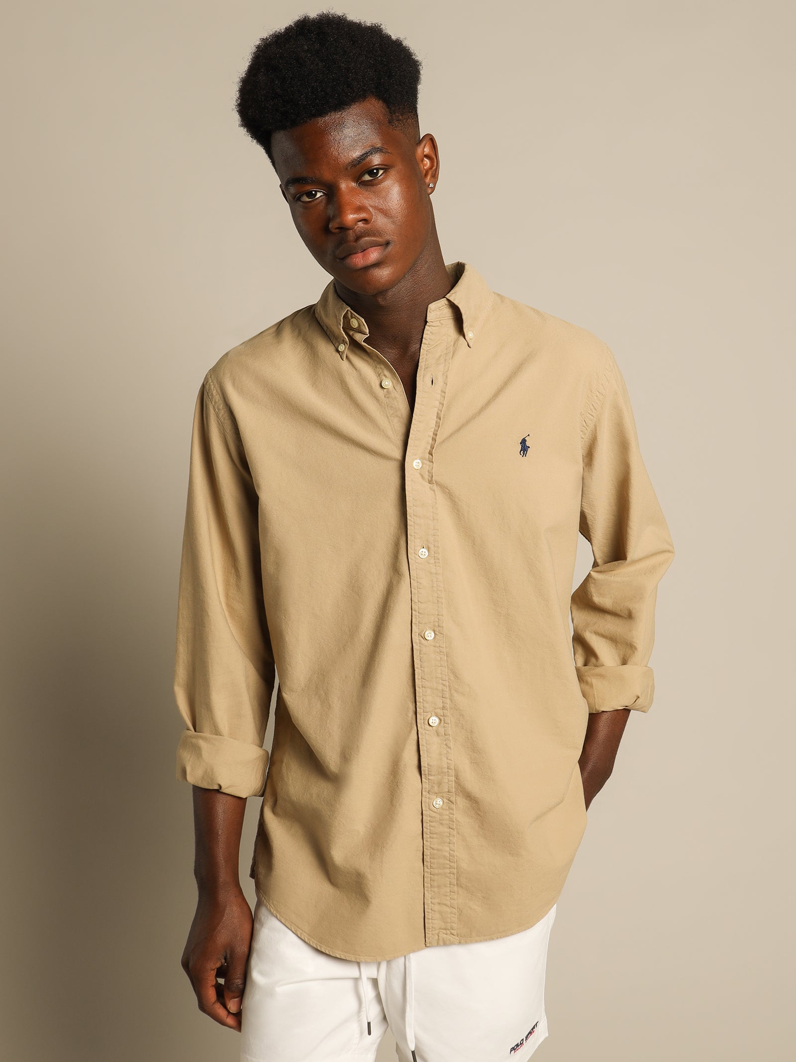 Polo Custom Fit Oxford Shirt