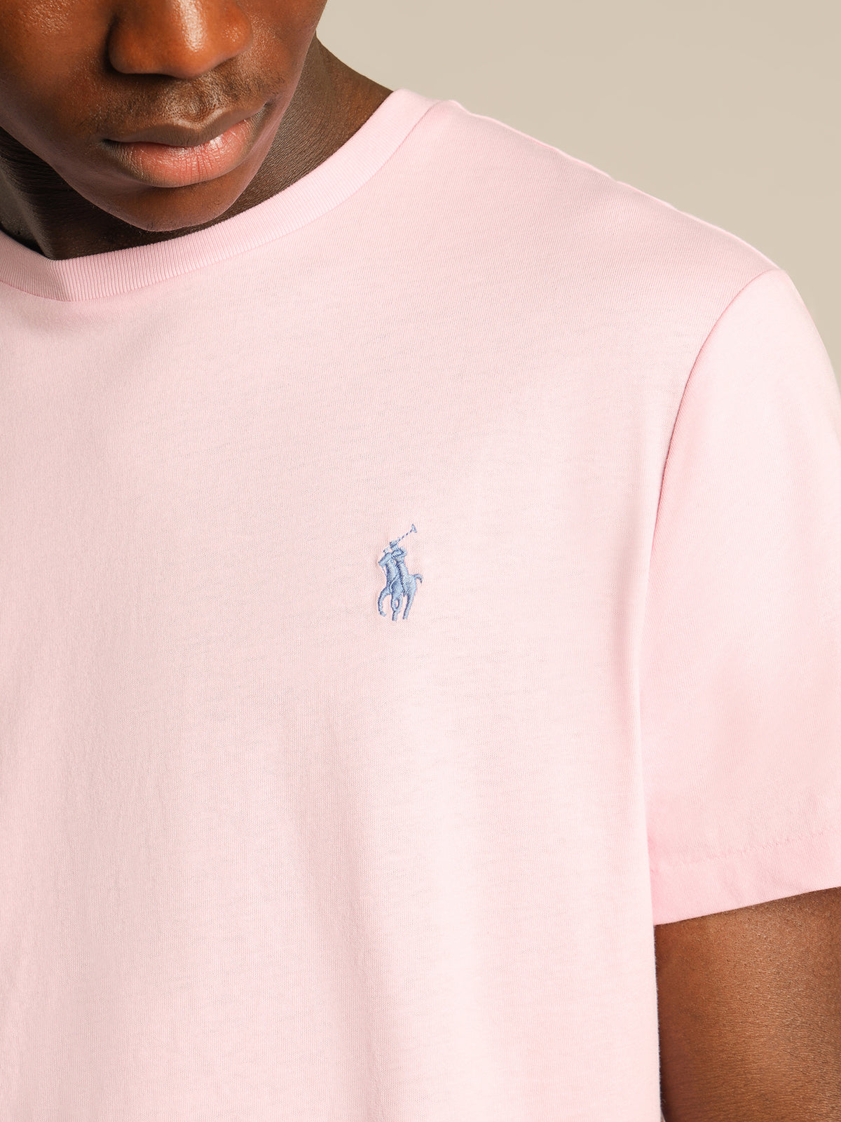 Polo Jersey Crew in Pink