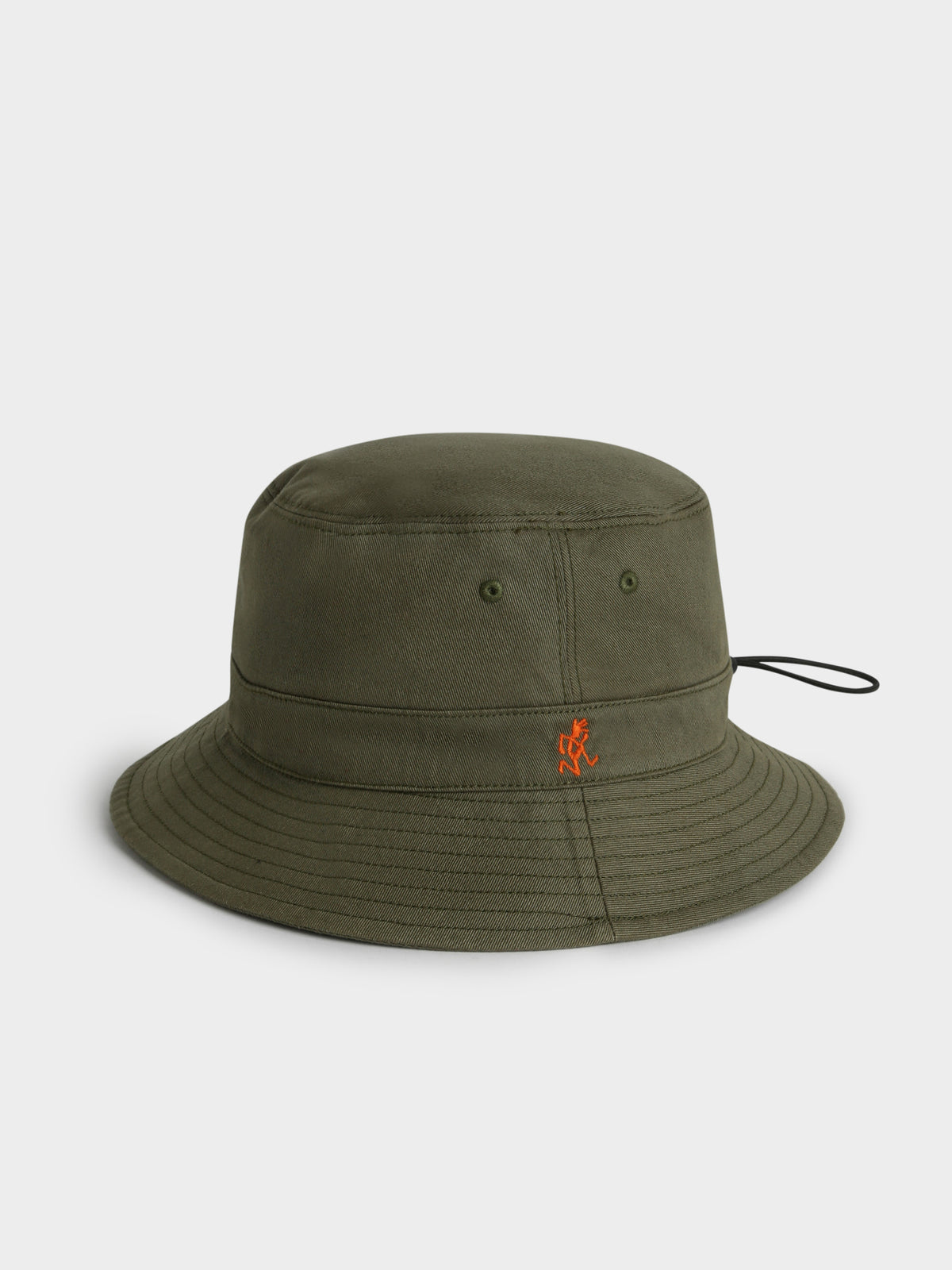 Gramicci x Deus Reversible Bucket Hat in Olive Green