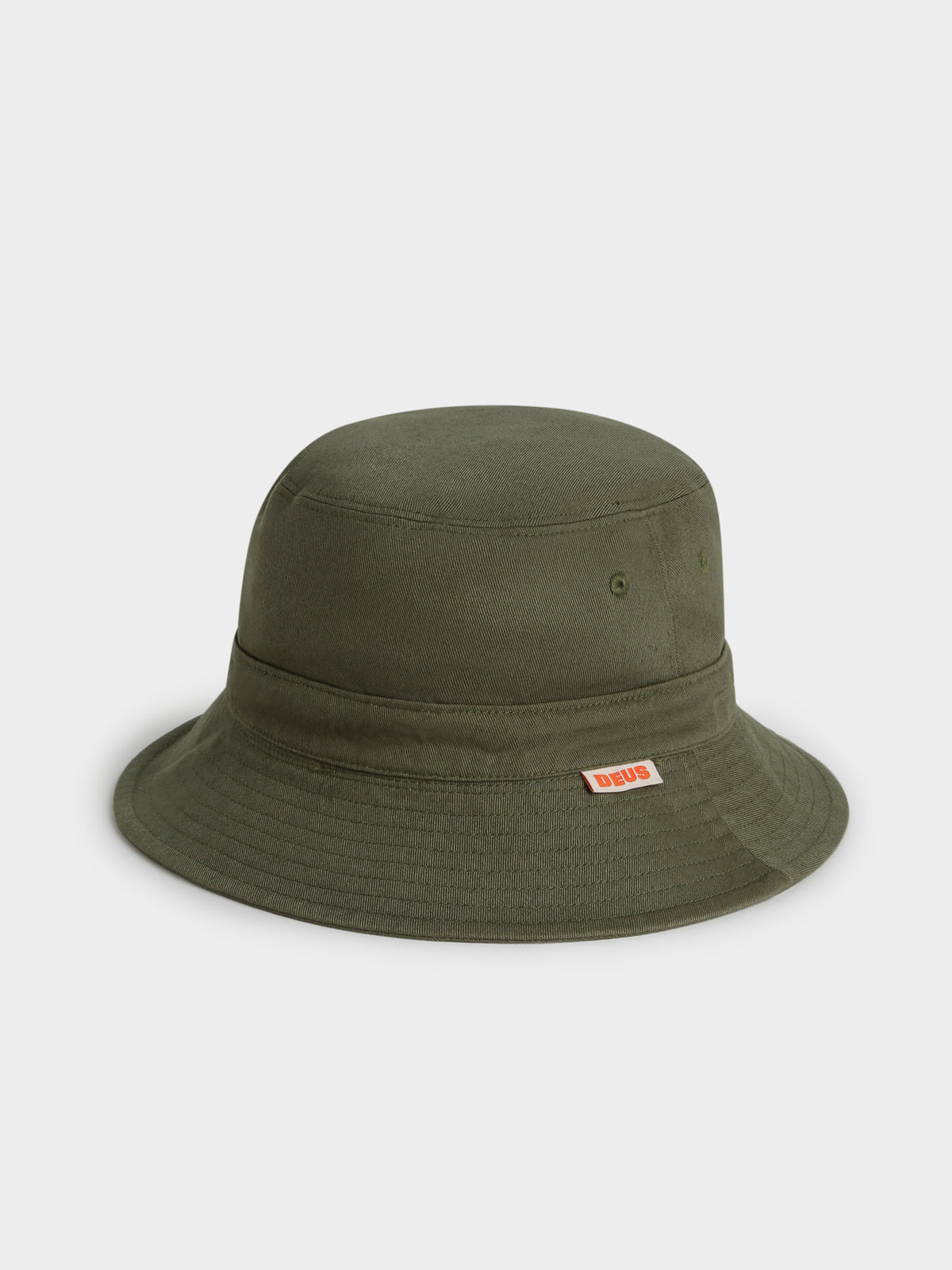 Gramicci x Deus Reversible Bucket Hat in Olive Green