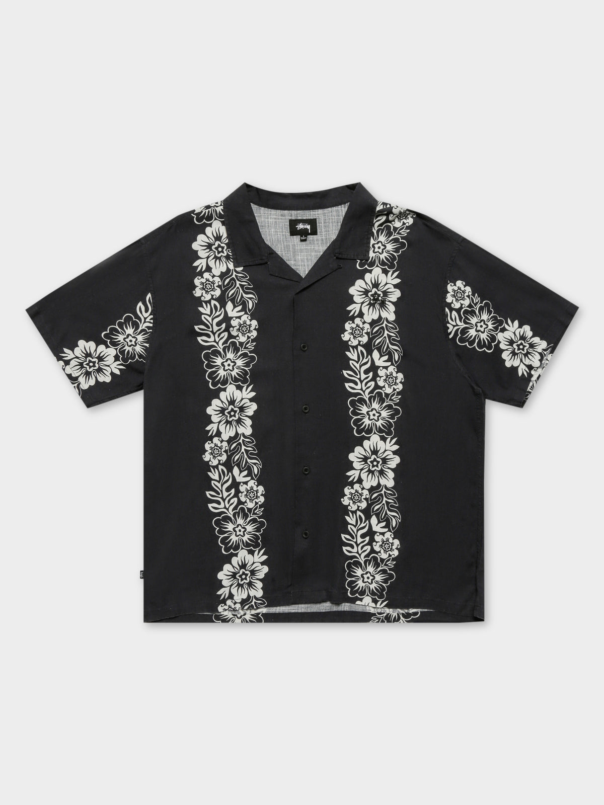 Hawaiian Pattern Shirt in Black