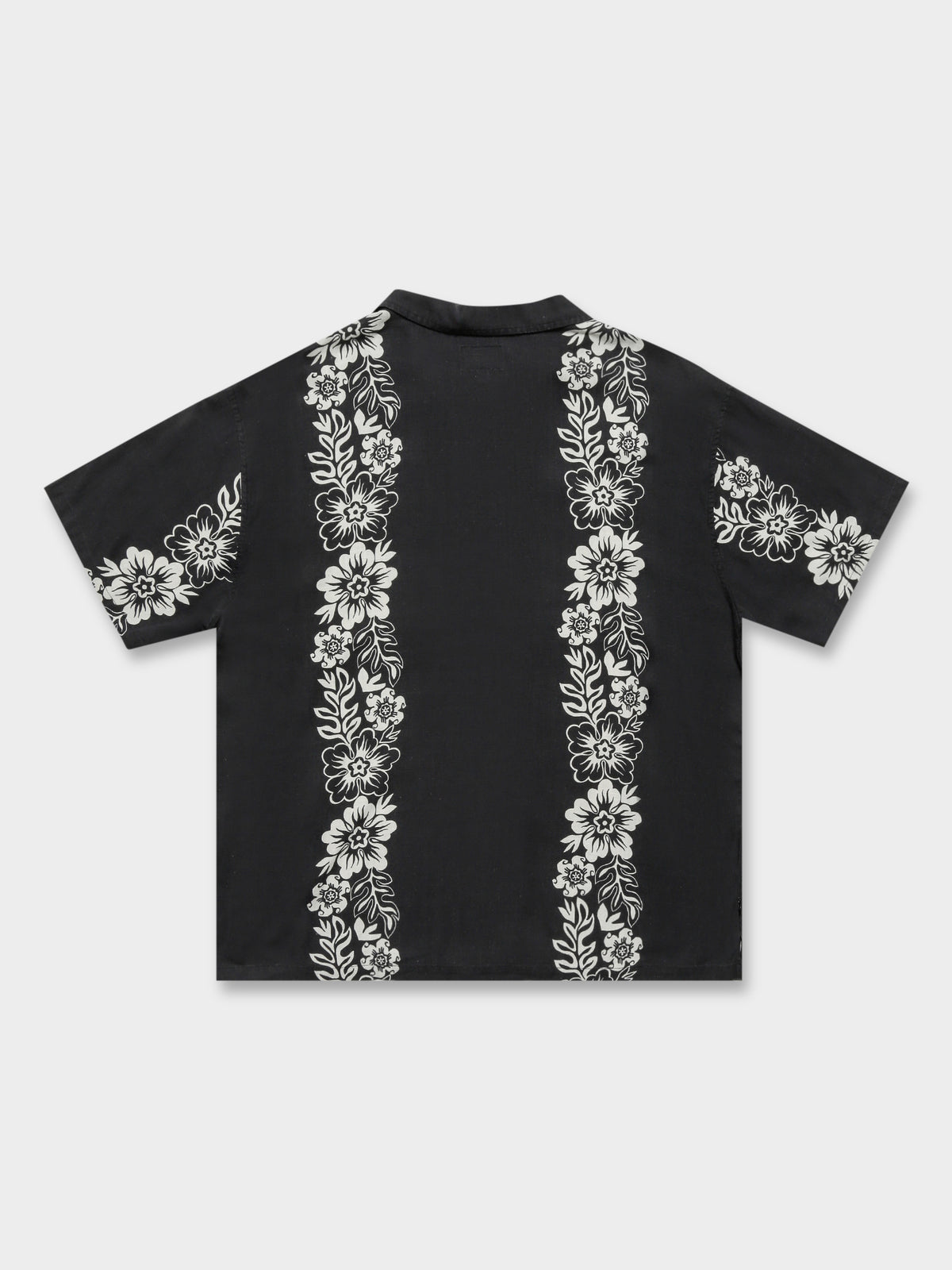 Hawaiian Pattern Shirt in Black