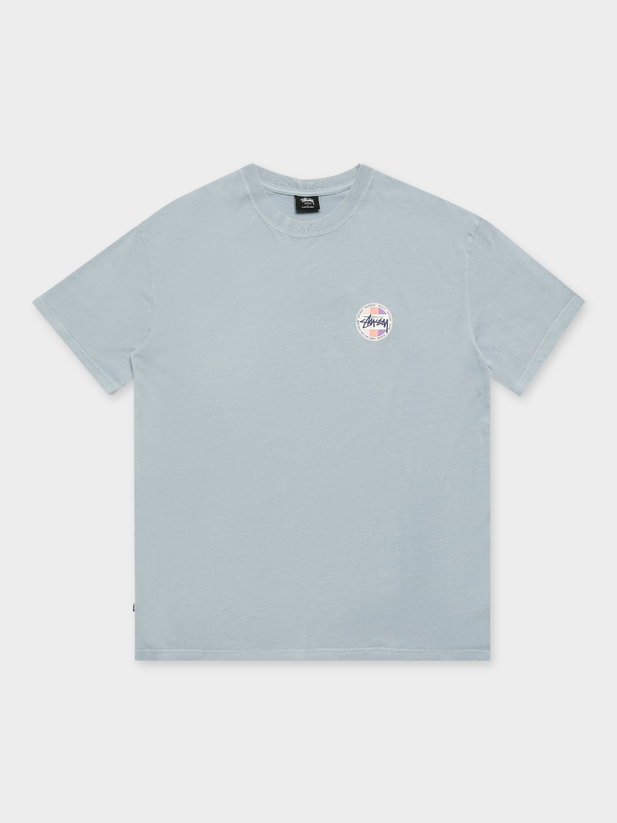 Stock Dot T-Shirt in Pigment Powder Blue