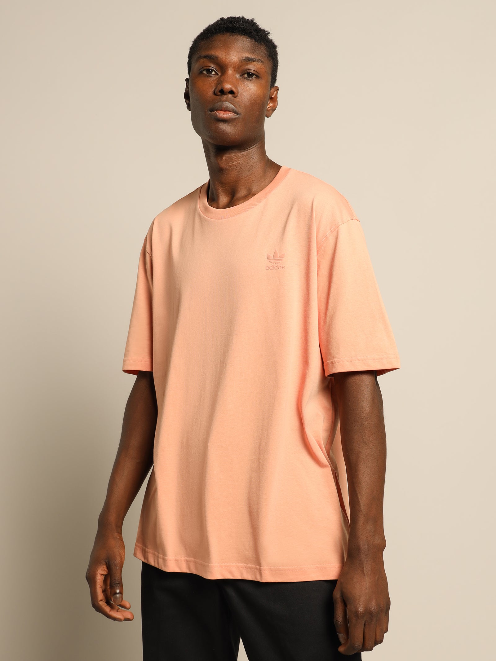 adidas t shirt peach