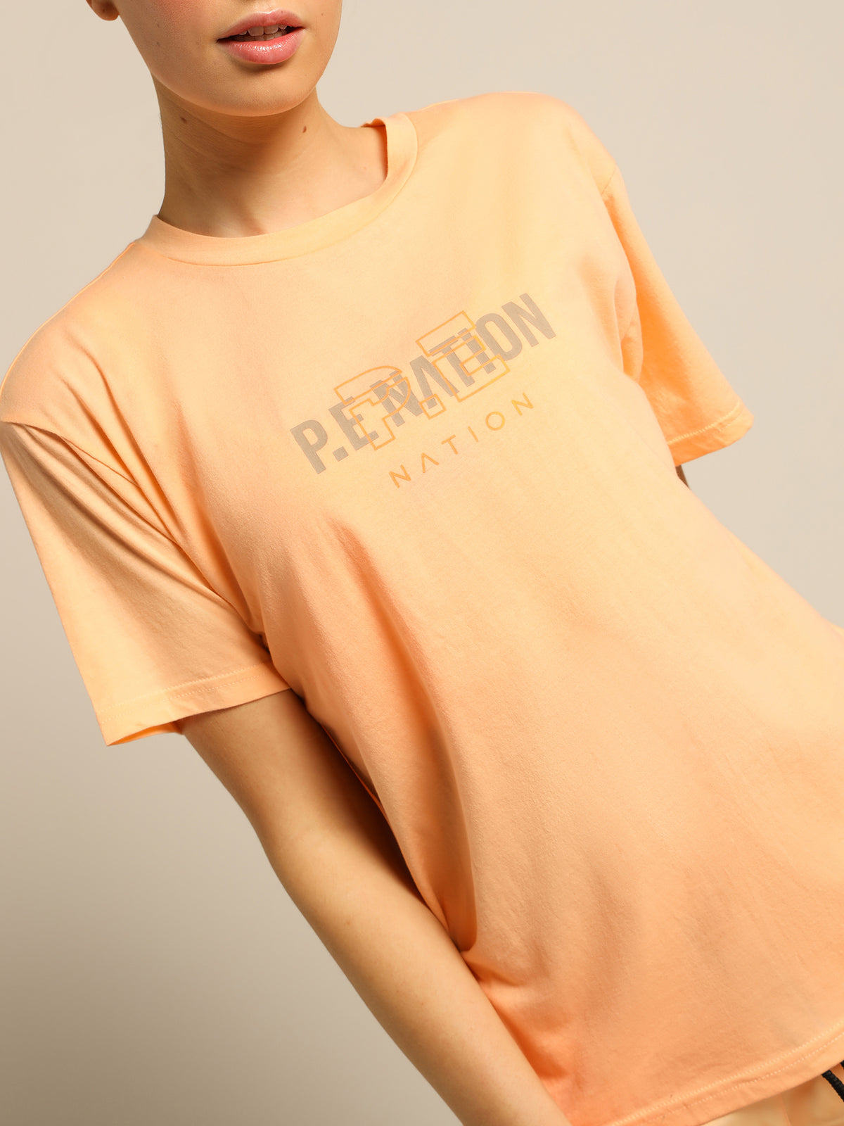 Unity T-Shirt in Pastel Peach