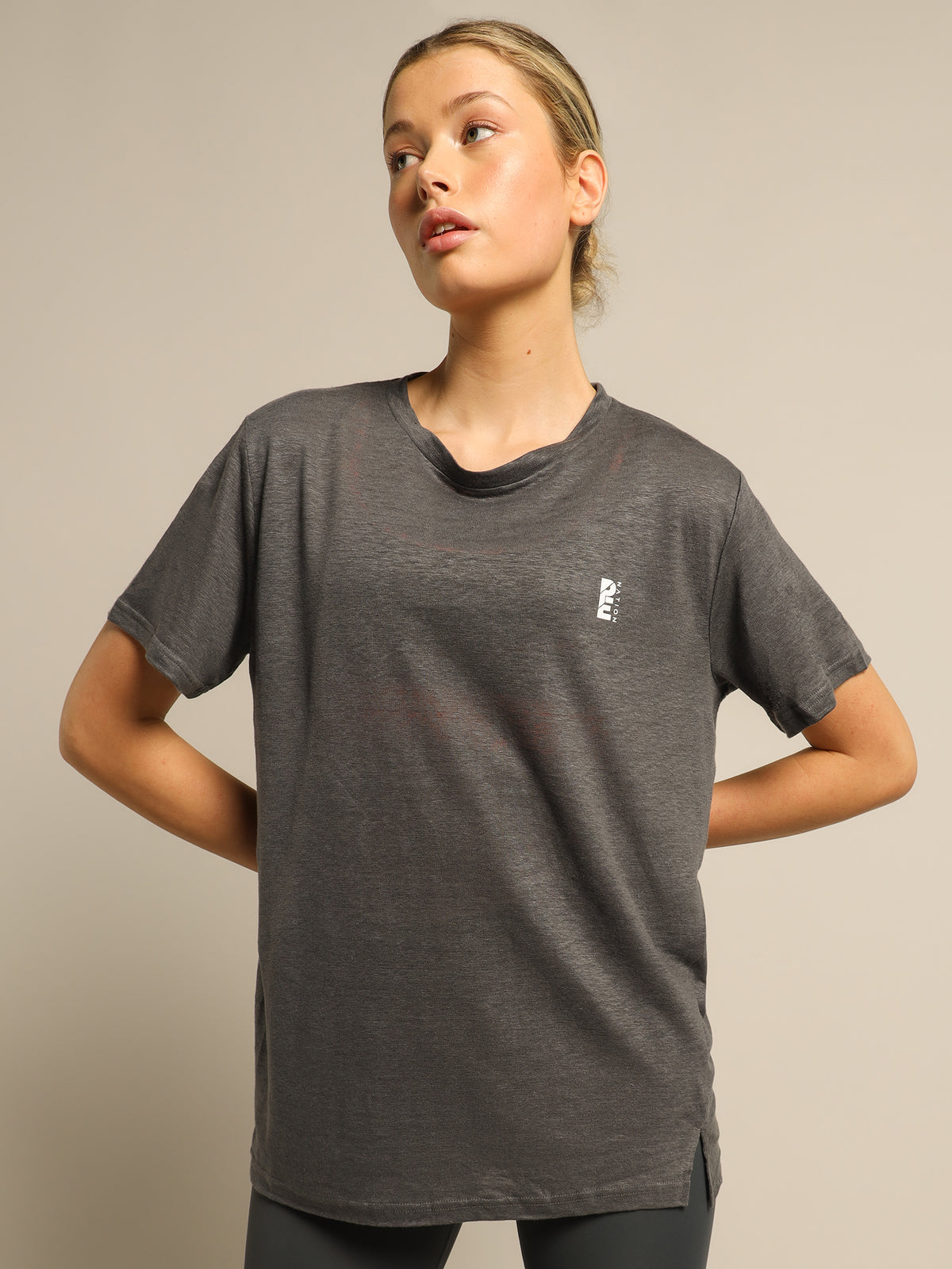 Base Jump T-Shirt in Charcoal