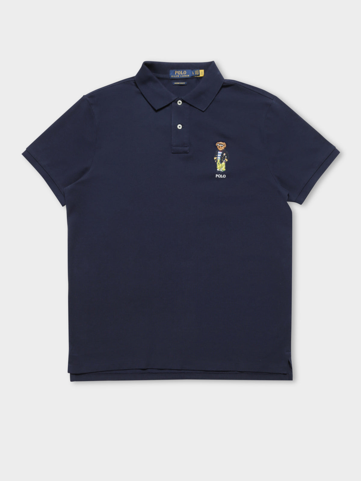 Regatta Bear Polo Shirt in Navy Blue