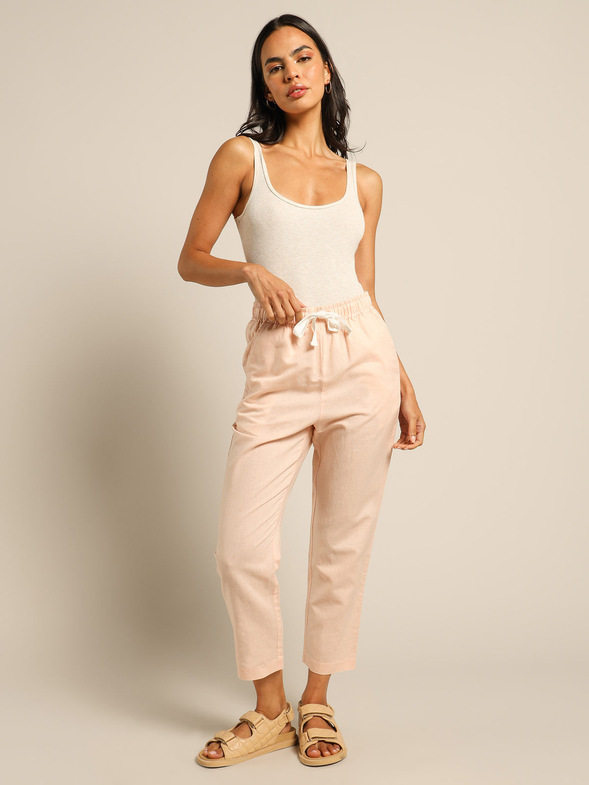 Nude Classic Pant in Mineral Pink