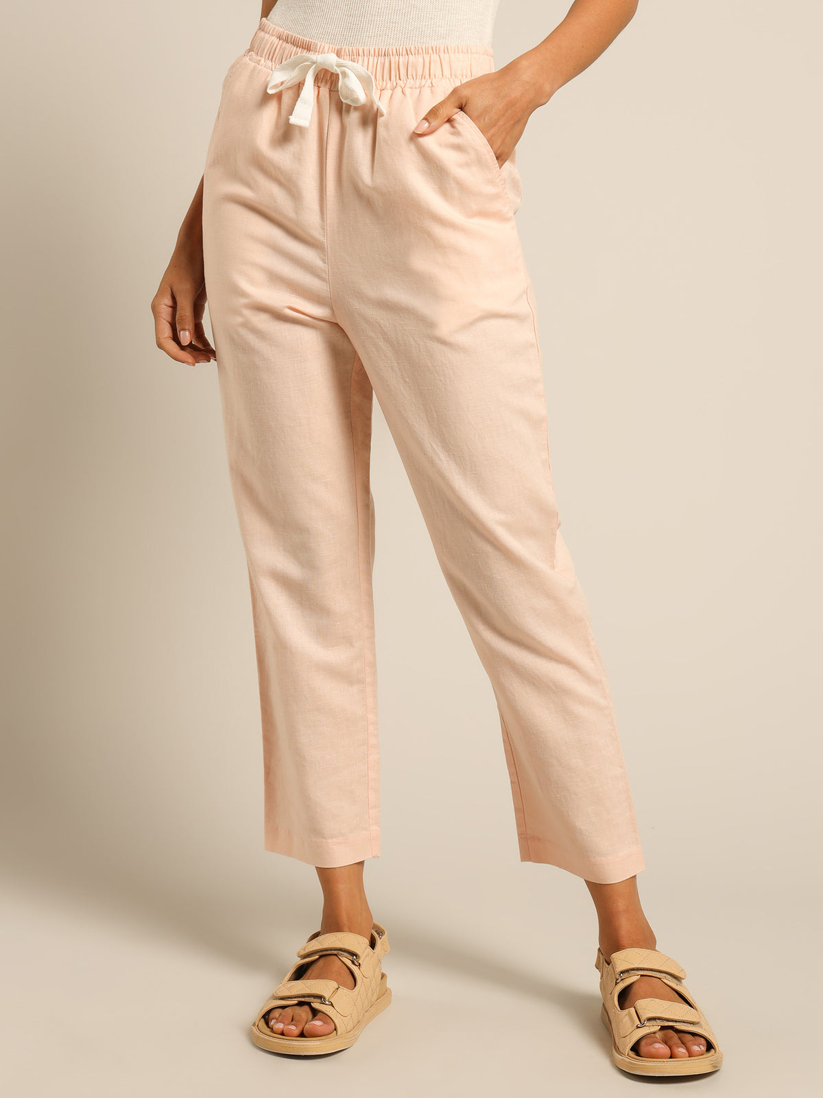 Nude Classic Pant in Mineral Pink