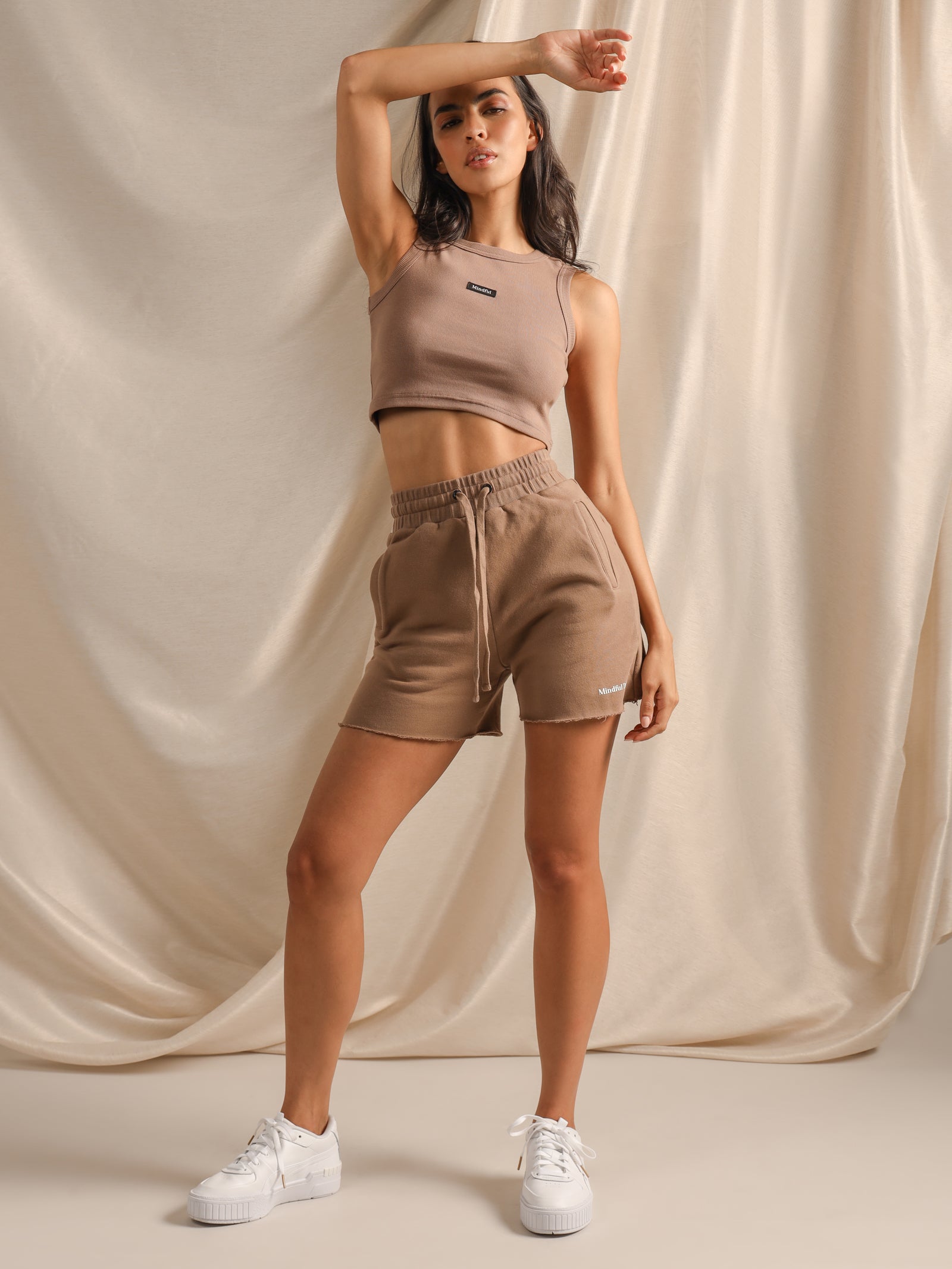 Rancho Sweat Short in Taupe