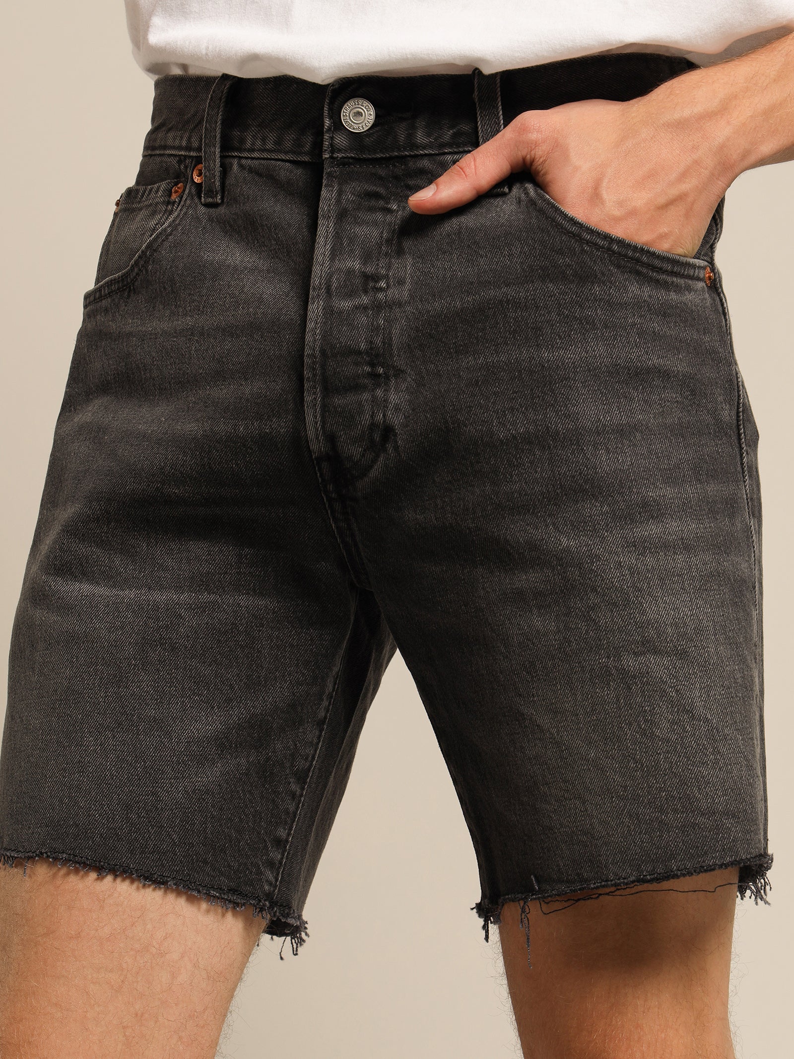 501 93' Cut Off Denim Shorts