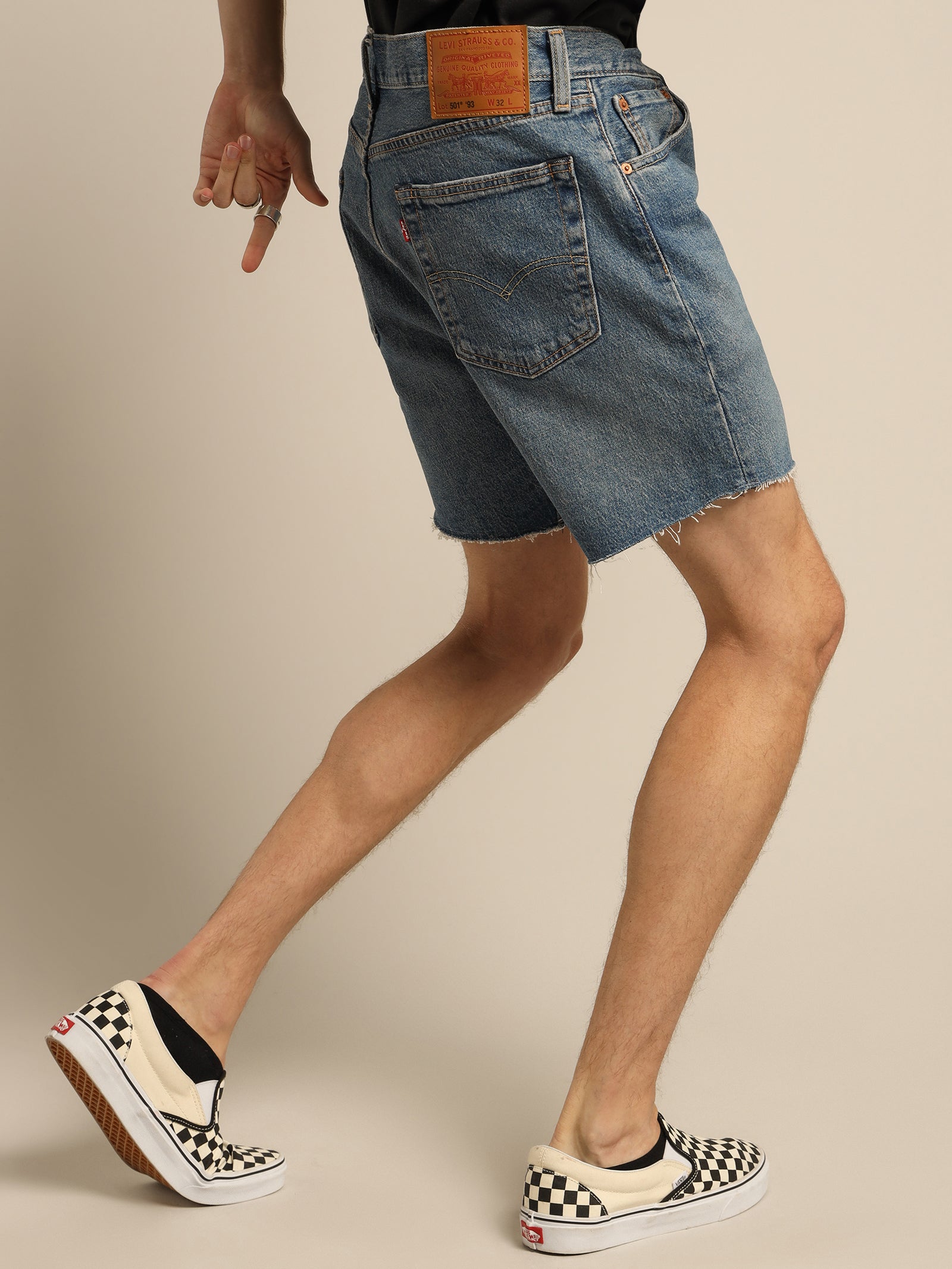501 93' Cut Off Denim Shorts