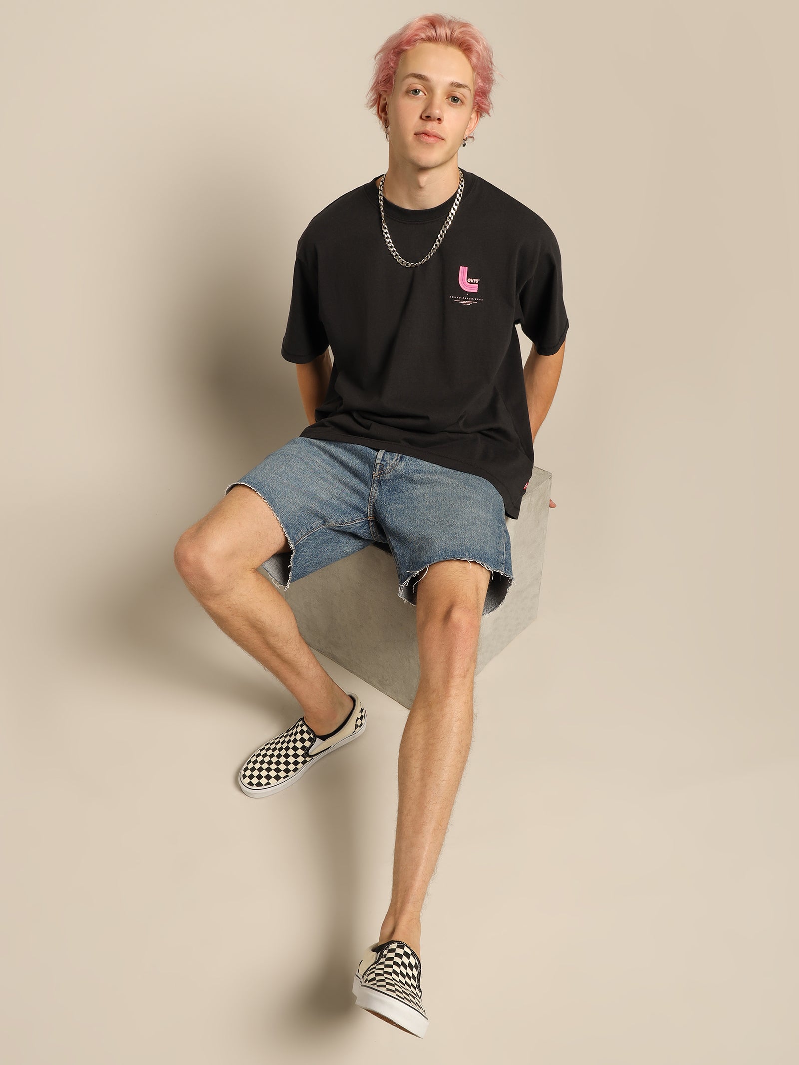 501 93' Cut Off Denim Shorts