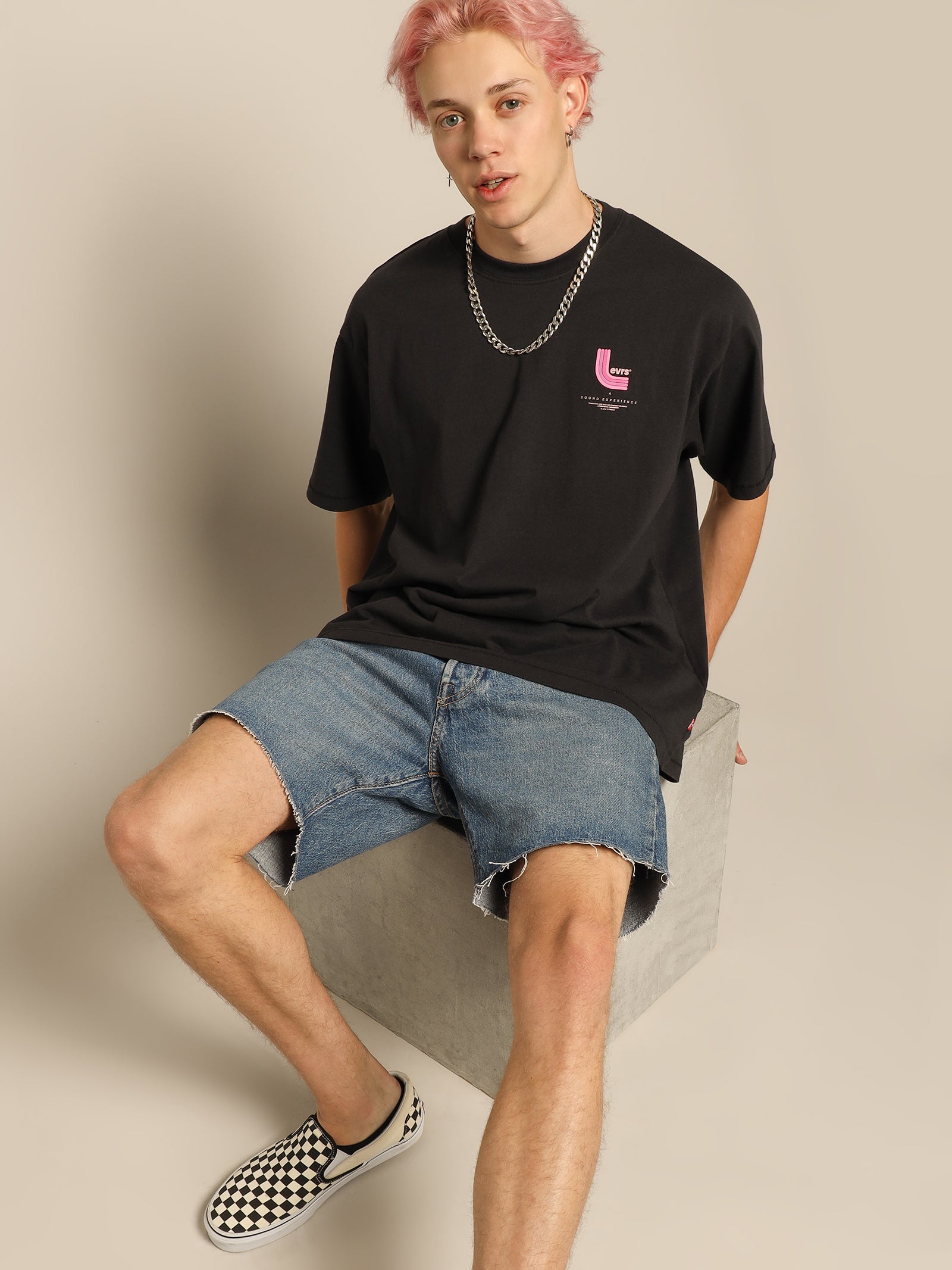 501 93' Cut Off Denim Shorts