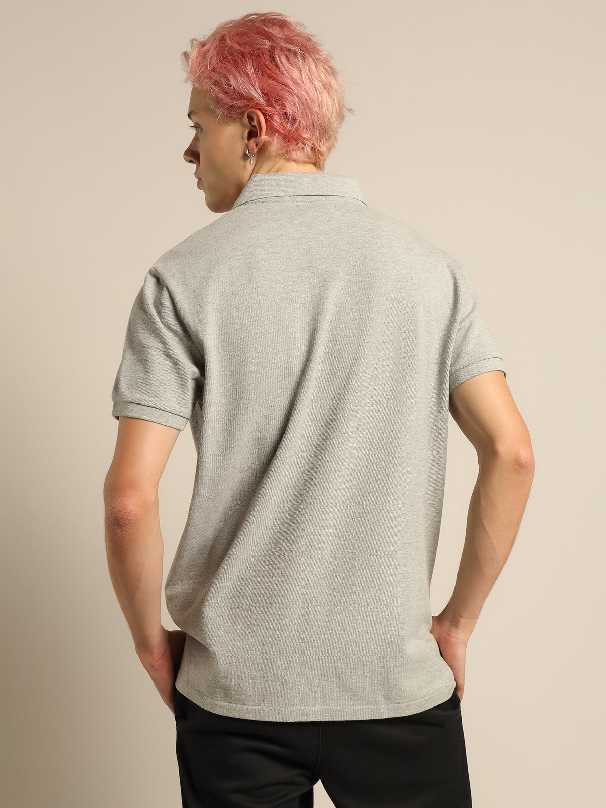 Polo Ralph Lauren Polo Bear Custom Fit Polo Shirt | Grey