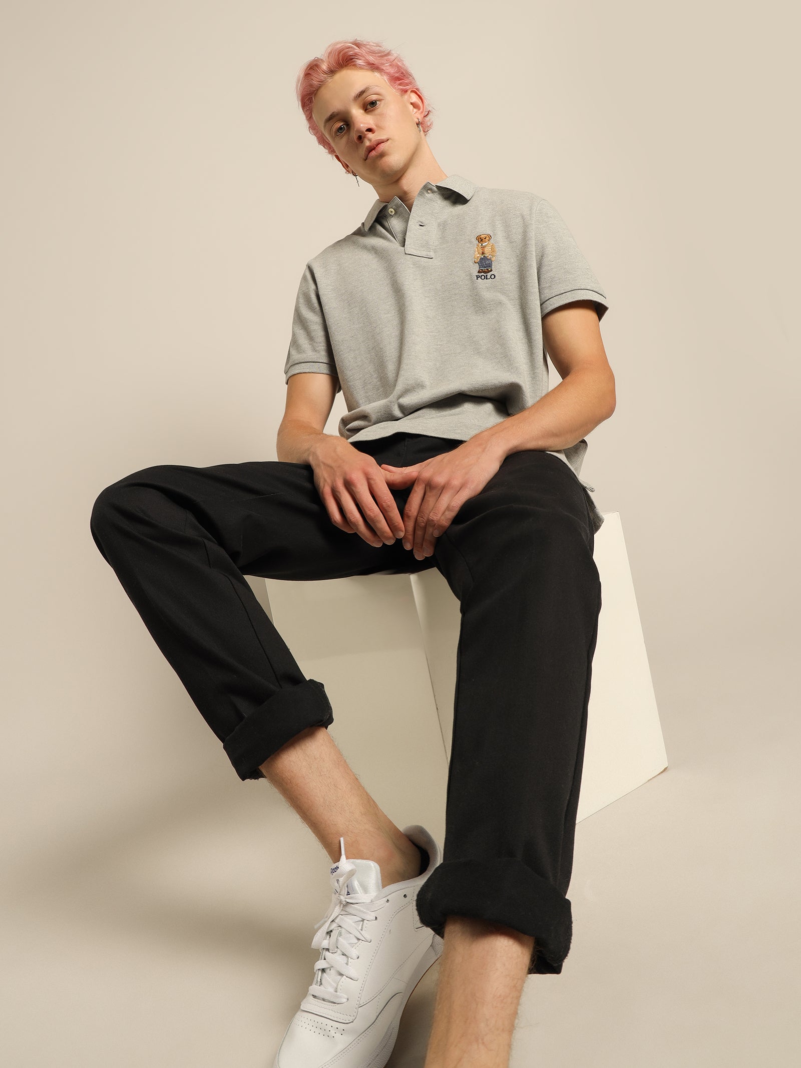 Polo Bear Custom Fit Polo Shirt