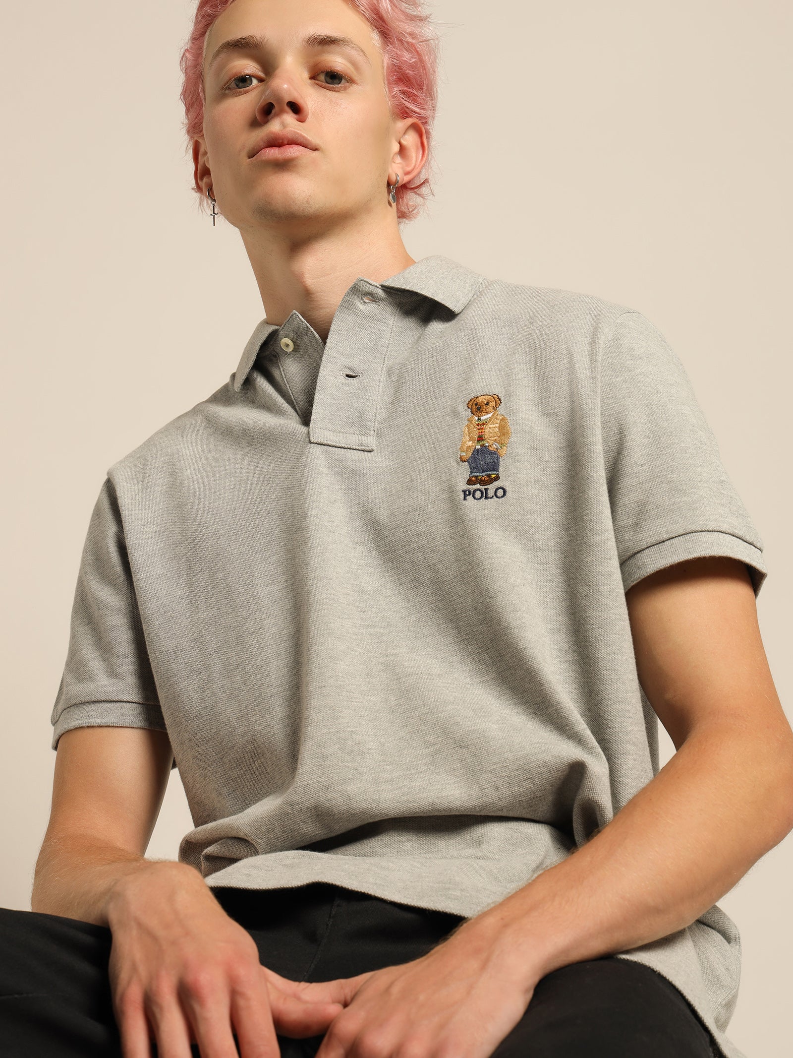Polo Bear Custom Fit Polo Shirt