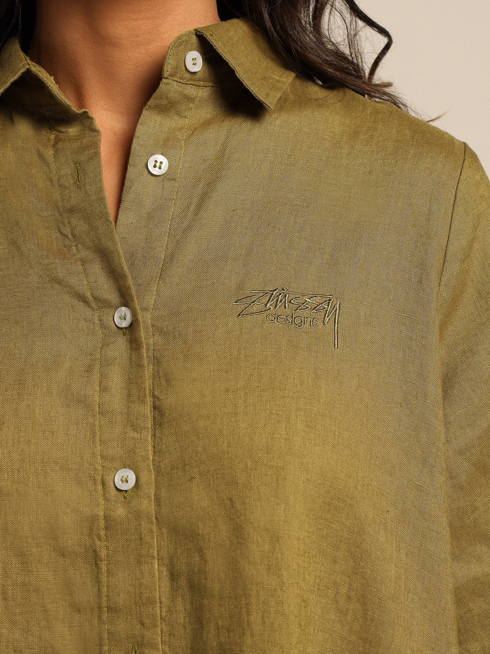 Cali Linen Shirt Dress