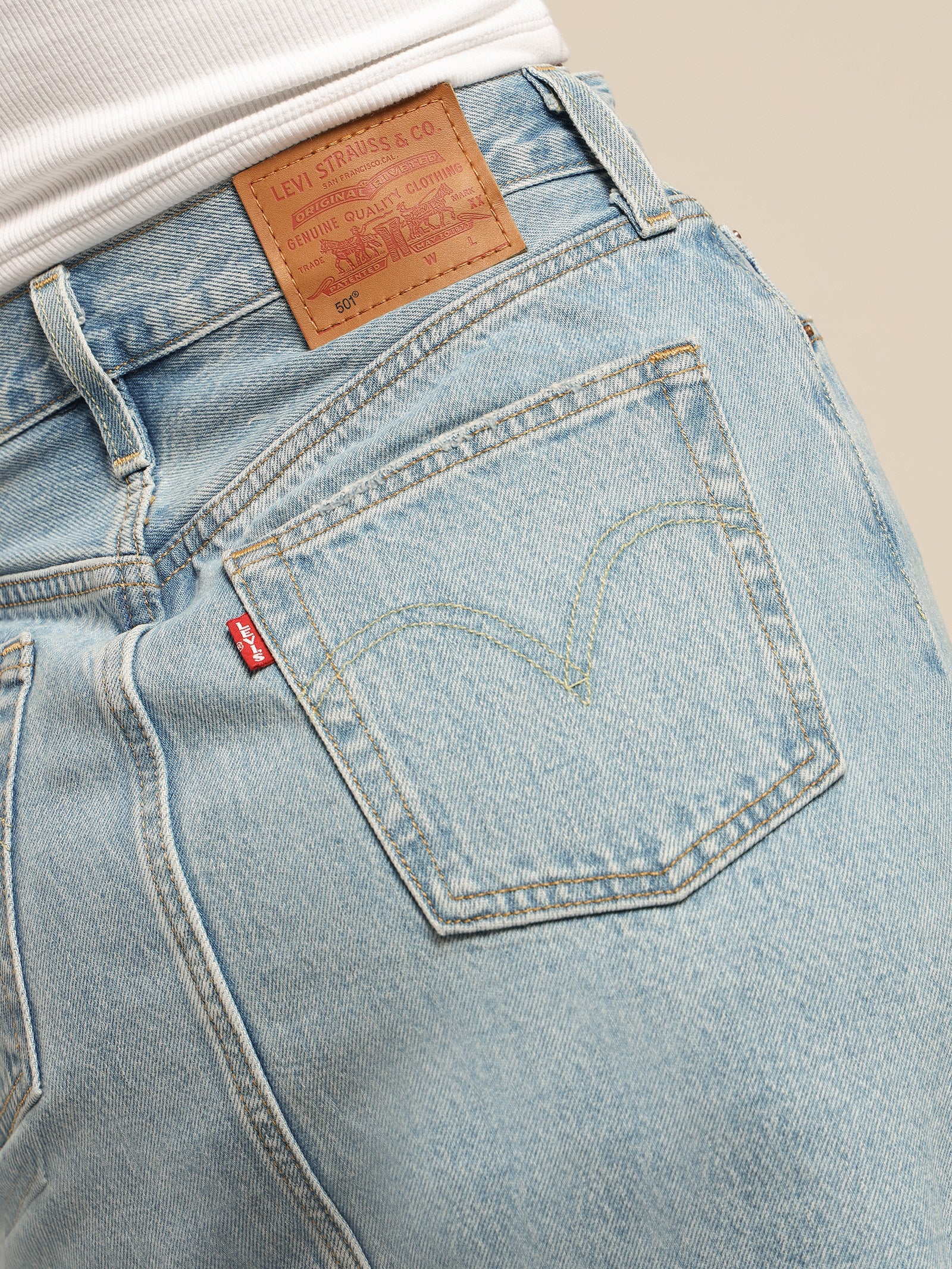 High Waisted Deconstructed Denim Skirt